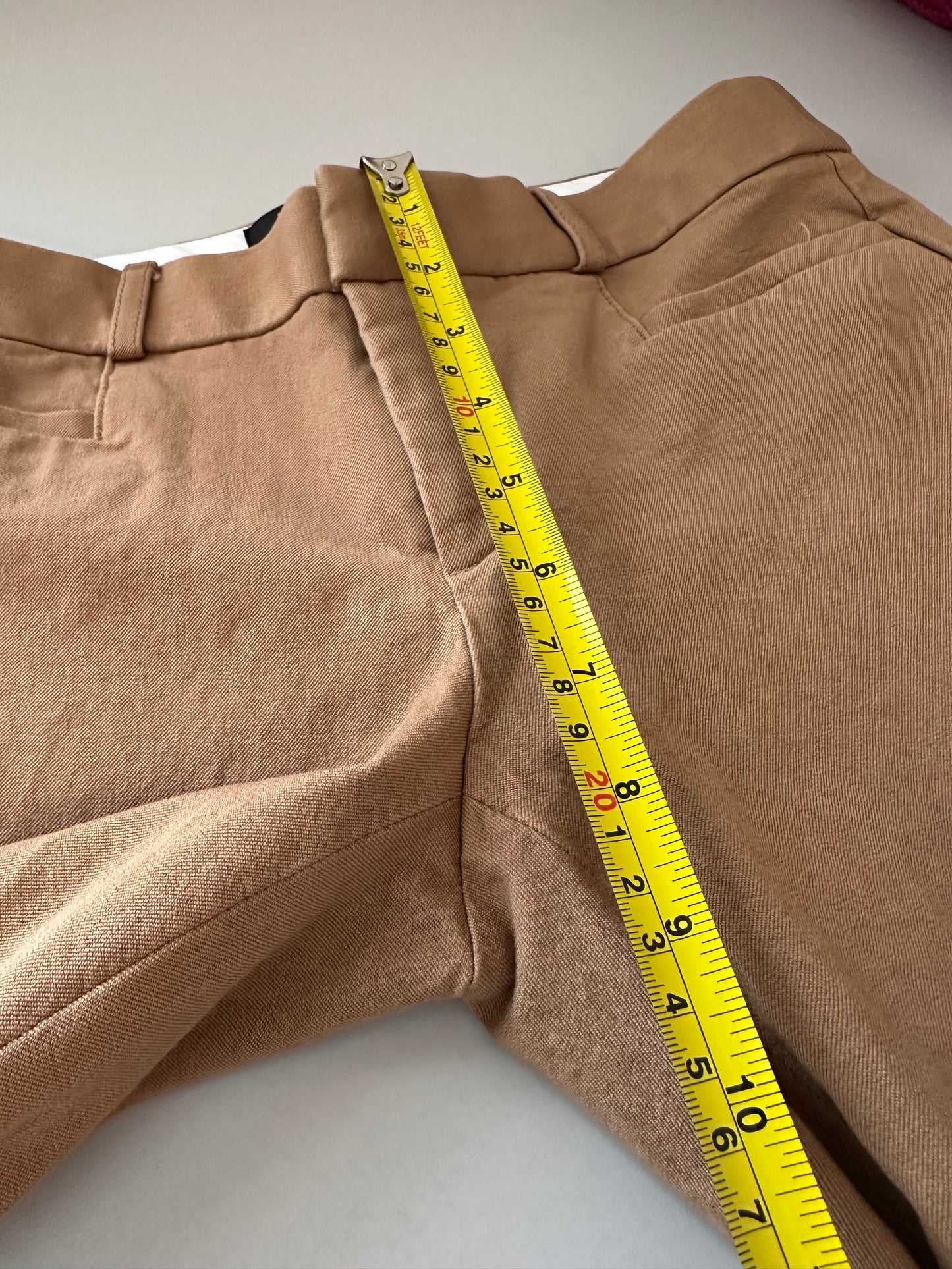 Banana Republic Tan Sloan Low Rise Straight Leg Trousers | Size 2