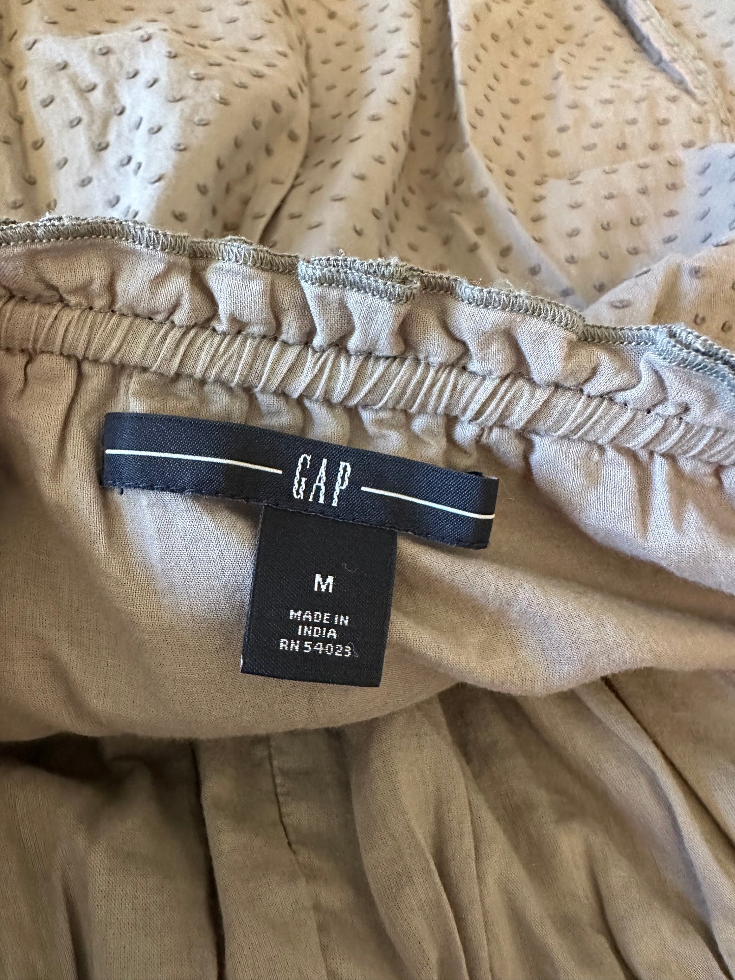 Gap Grey Swiss Dot Bubble Hem Mini Skirt | Size Medium