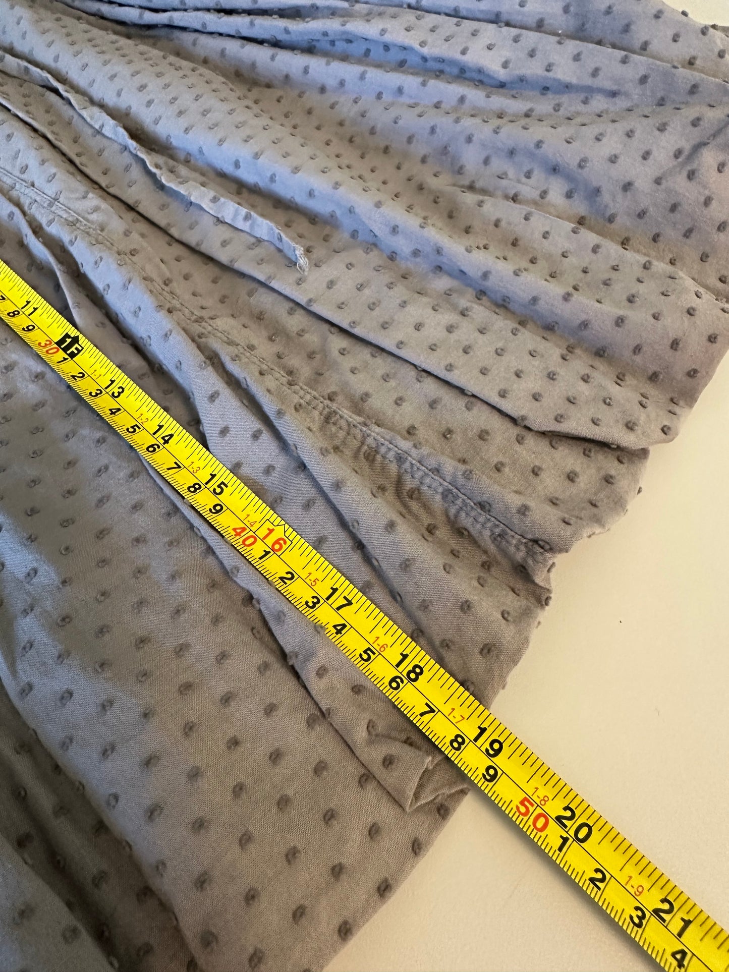 Gap Grey Swiss Dot Bubble Hem Mini Skirt | Size Medium