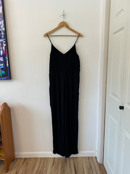 Anthropologie The Essential Black Jumpsuit | Size 8