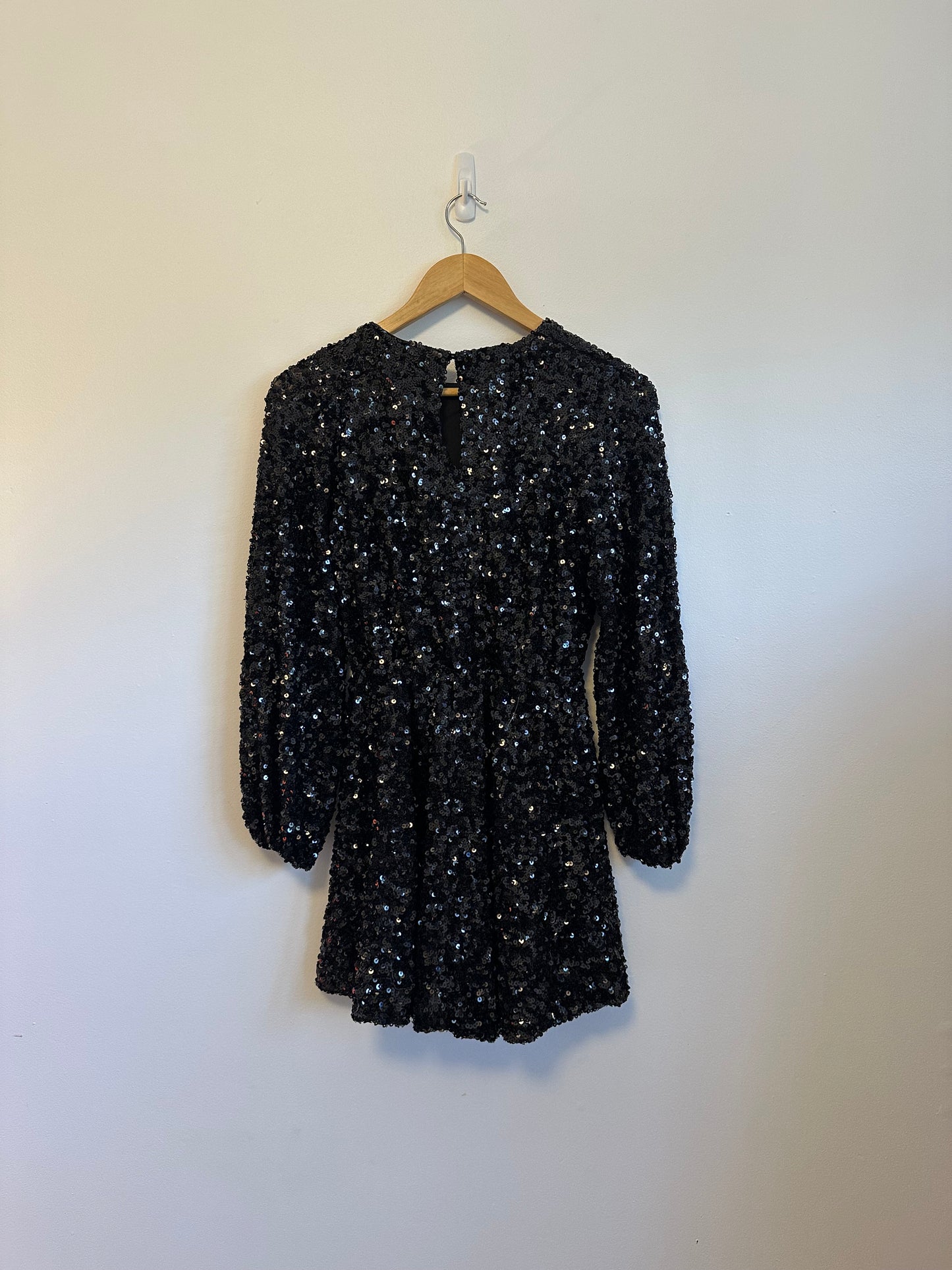 Sunday in Brooklyn NWT Sequin Balloon Sleeve Mini Dress | Size XSP