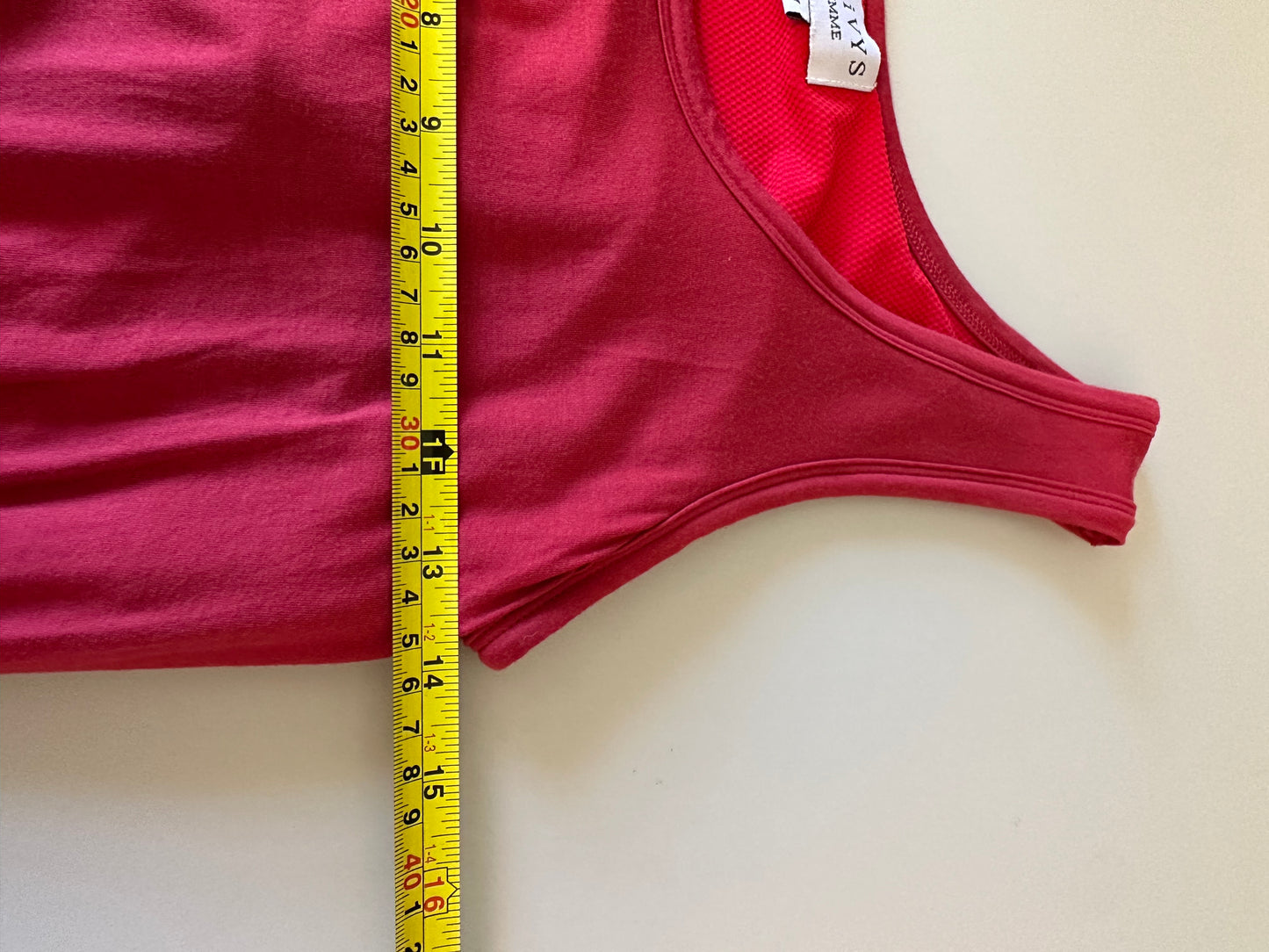 Skivys Femme Red Ruched Bodycon Tank Dress | Size Medium