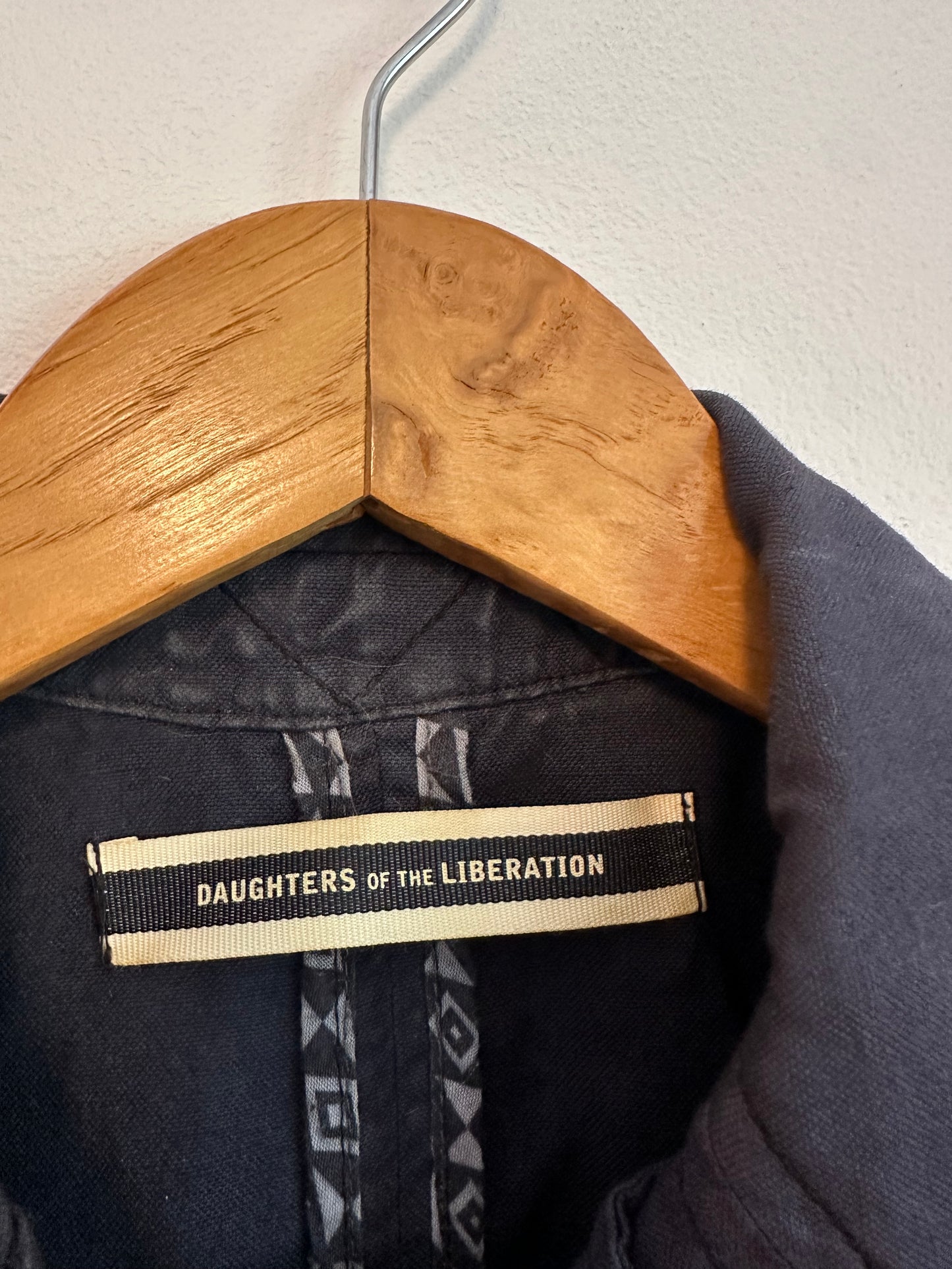 Daughters of the Liberation x Anthropologie Navy Blue Utility Jacket | Size 8