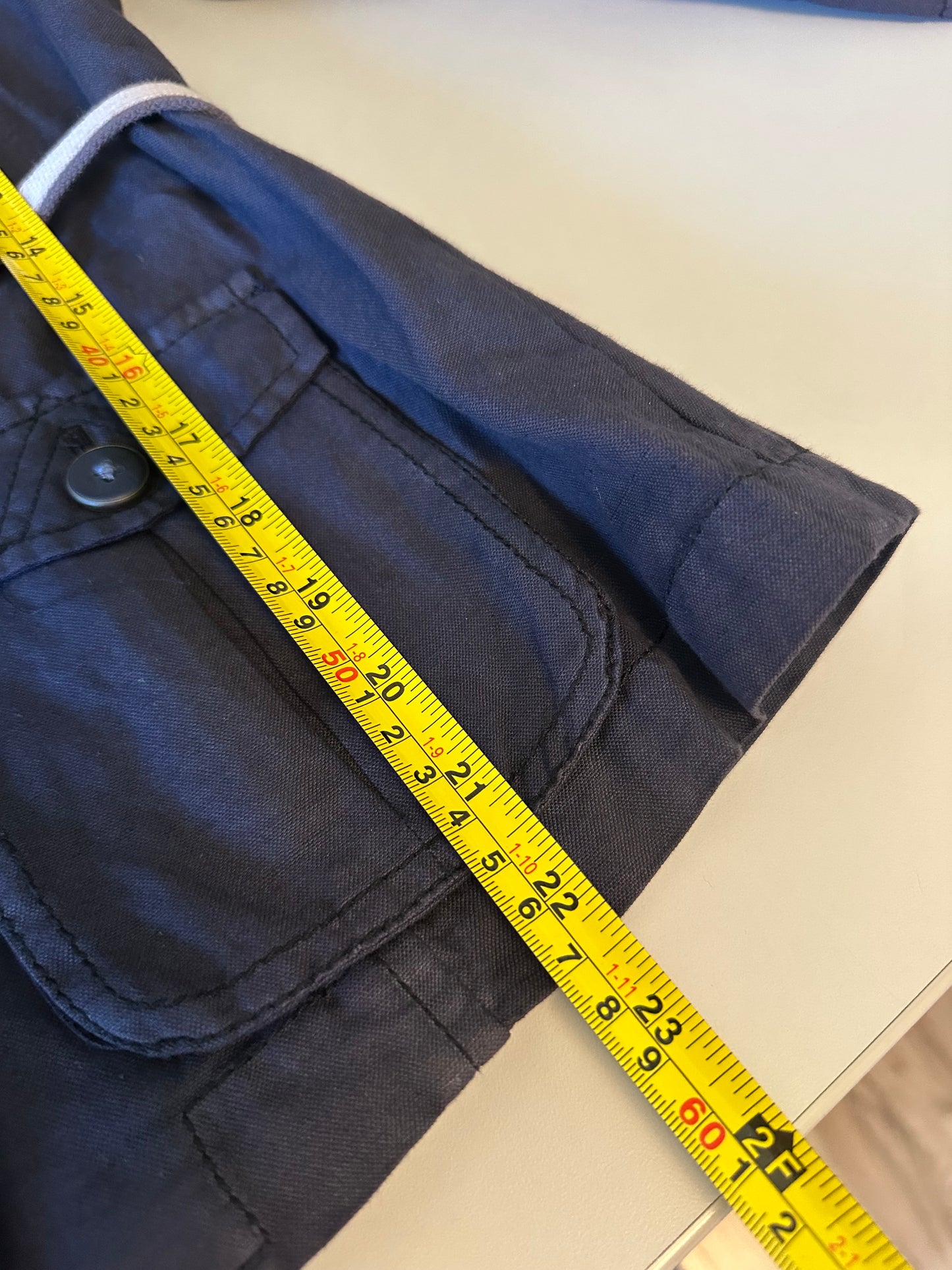 Daughters of the Liberation x Anthropologie Navy Blue Utility Jacket | Size 8