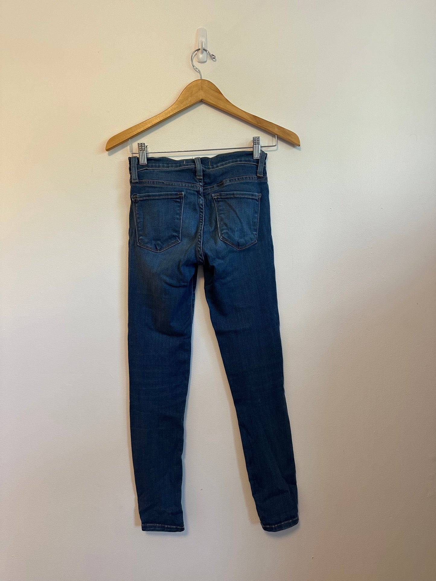 Flying Monkey Medium Wash Mid Rise Skinny Jeans | Size 24