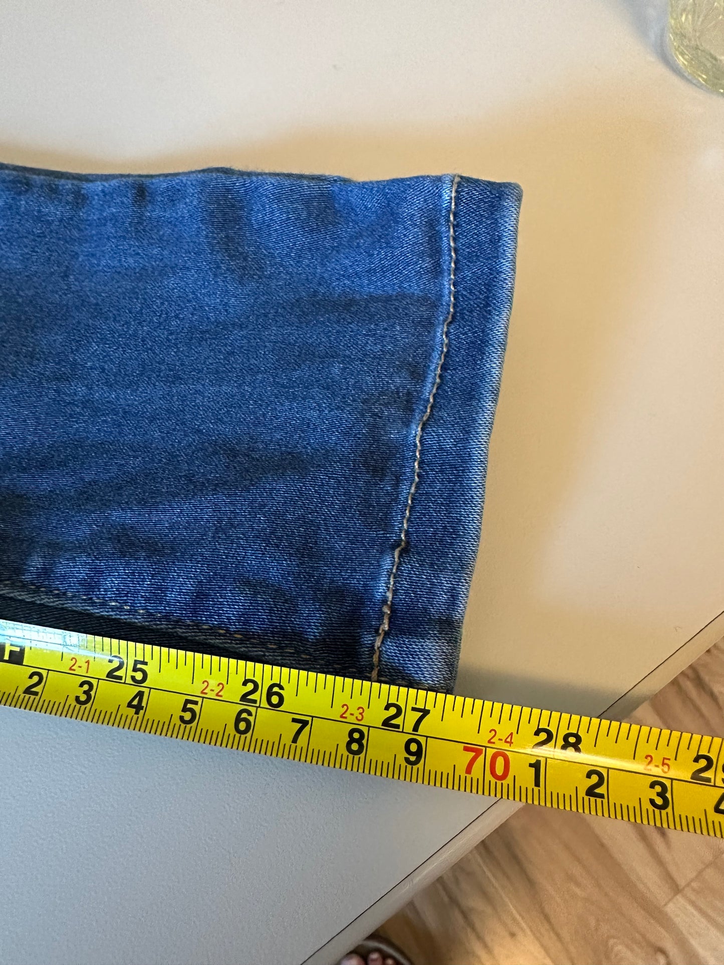 Flying Monkey Medium Wash Mid Rise Skinny Jeans | Size 24