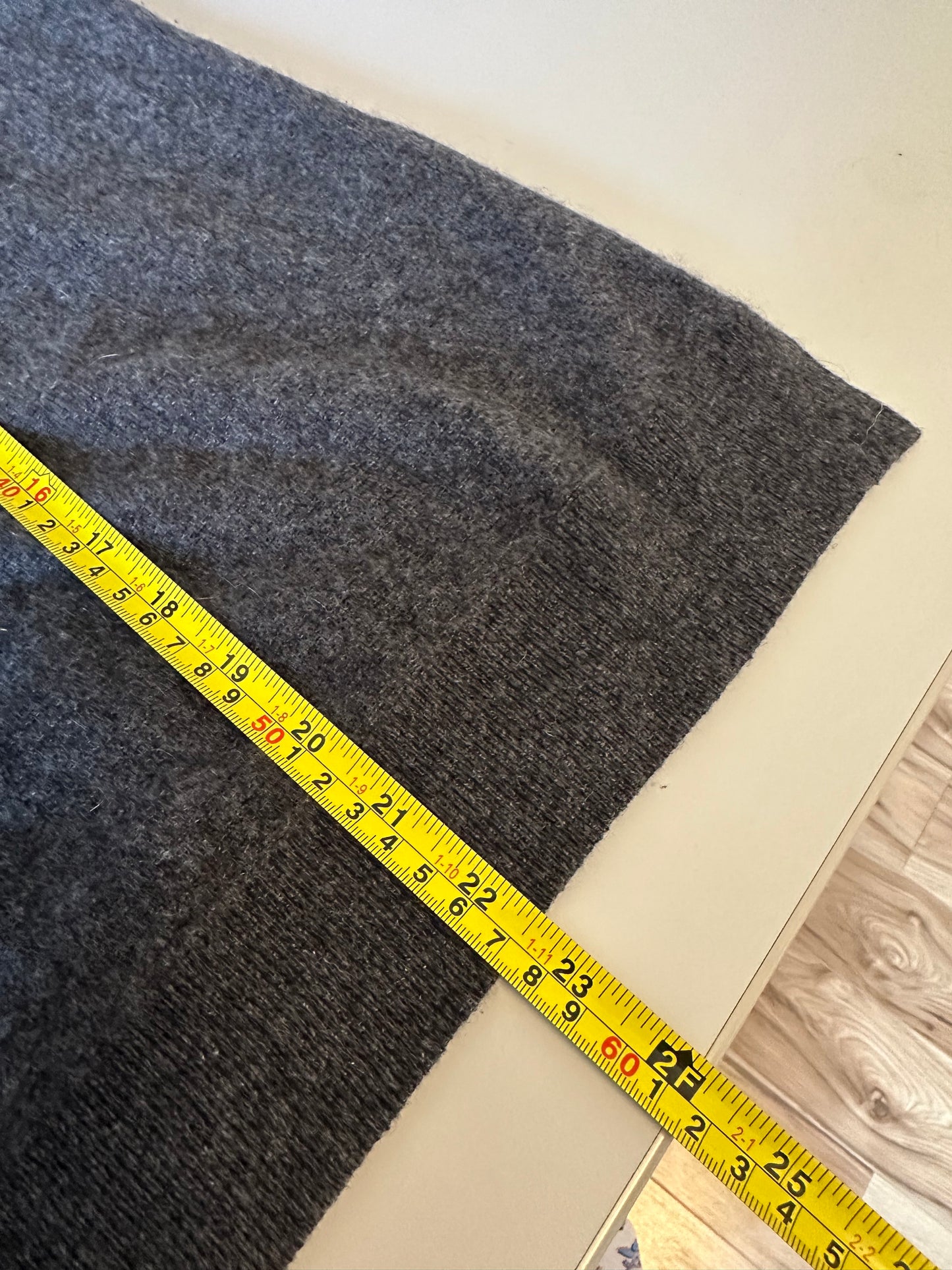 Anthropologie Cashmere Funnel Neck Sweater Vest in Charcoal Gray | Size XS