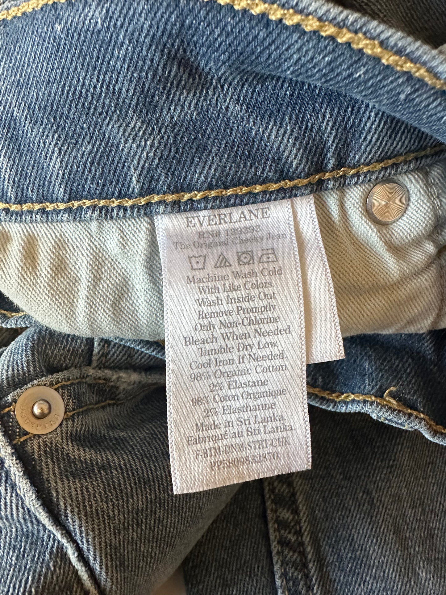 Everlane The Original Cheeky Jeans | Size 27 Crop