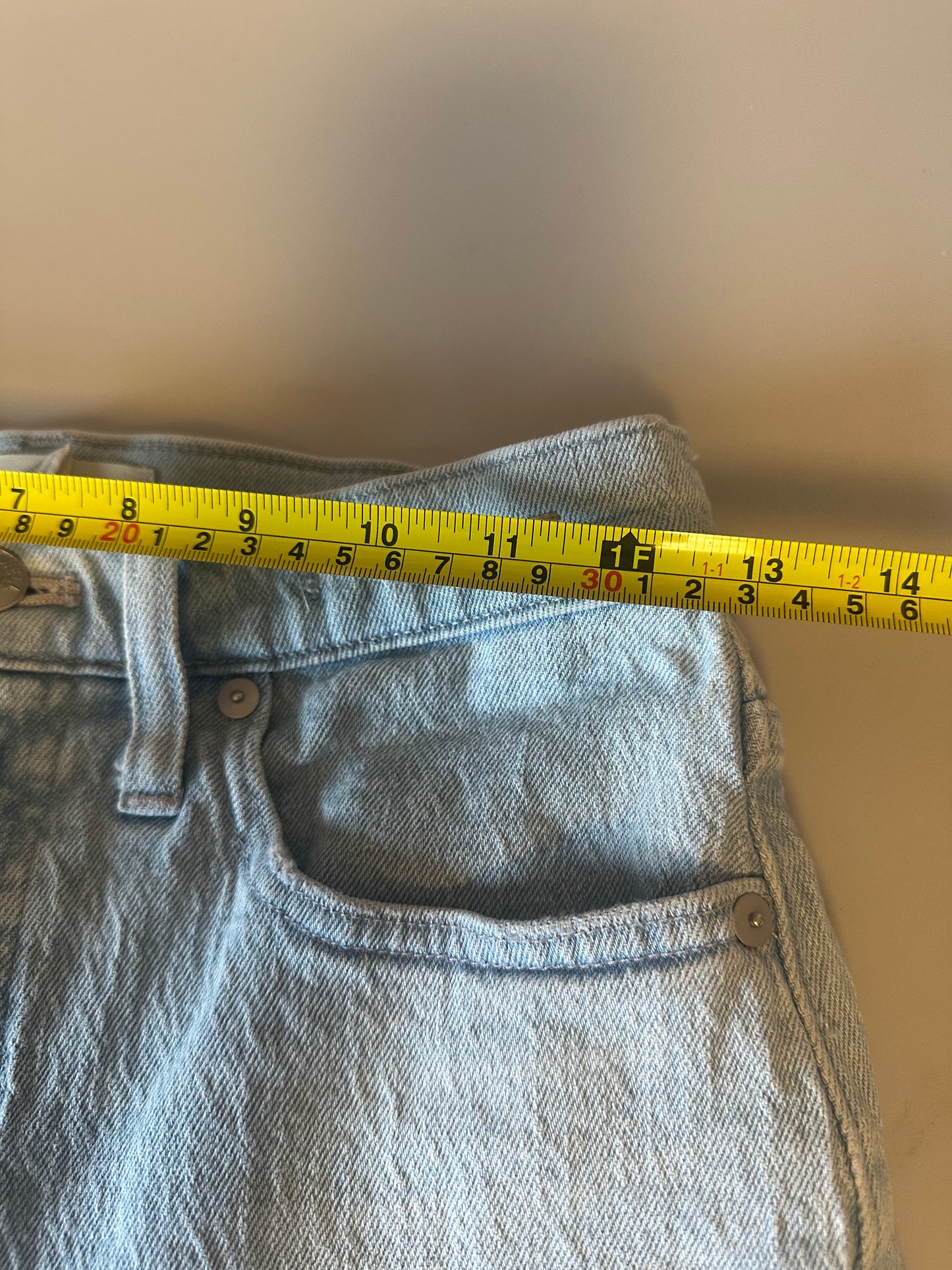 Madewell The Perfect Vintage Wide Leg Cropped Jeans | Size 25