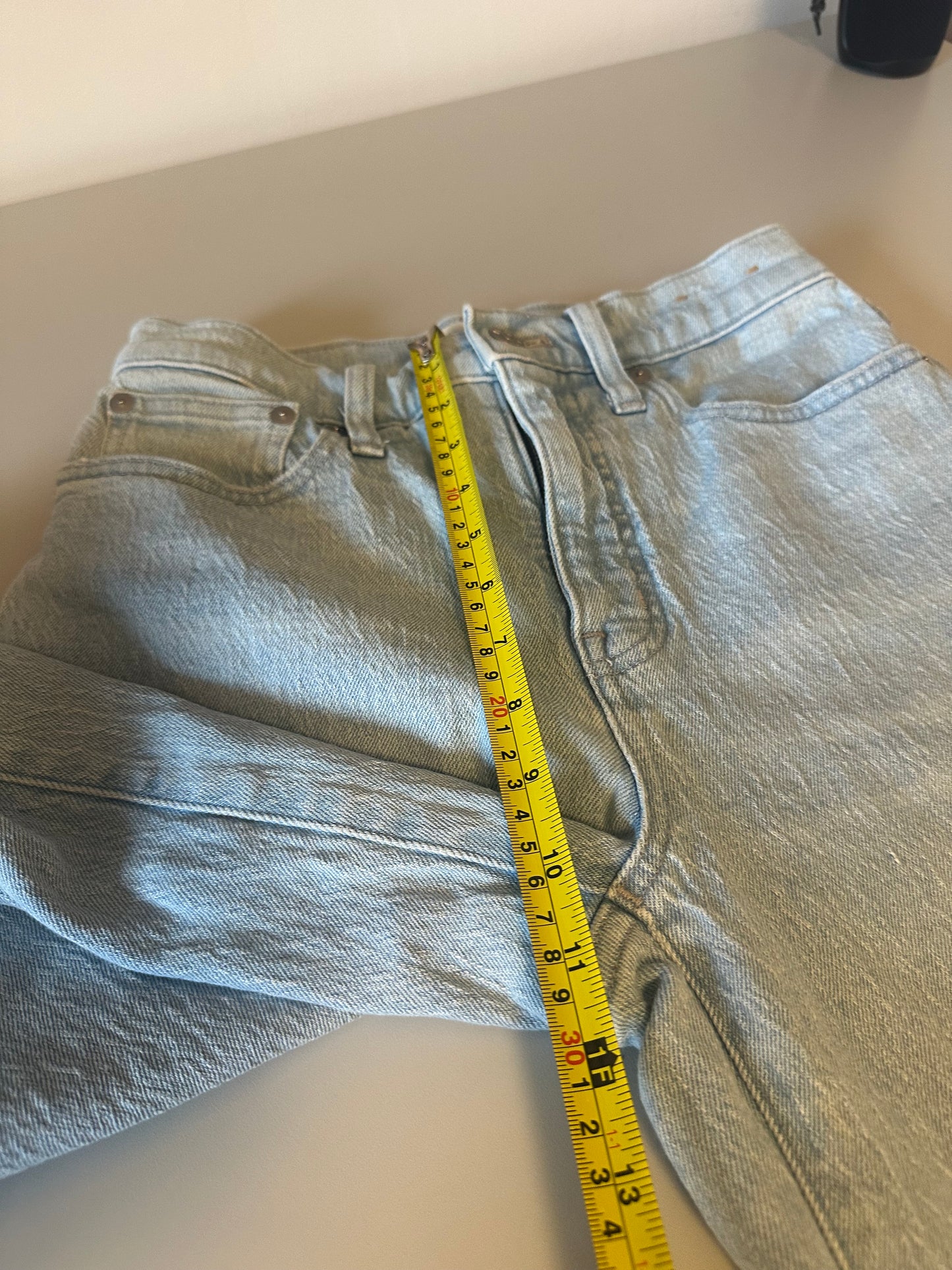 Madewell The Perfect Vintage Wide Leg Cropped Jeans | Size 25