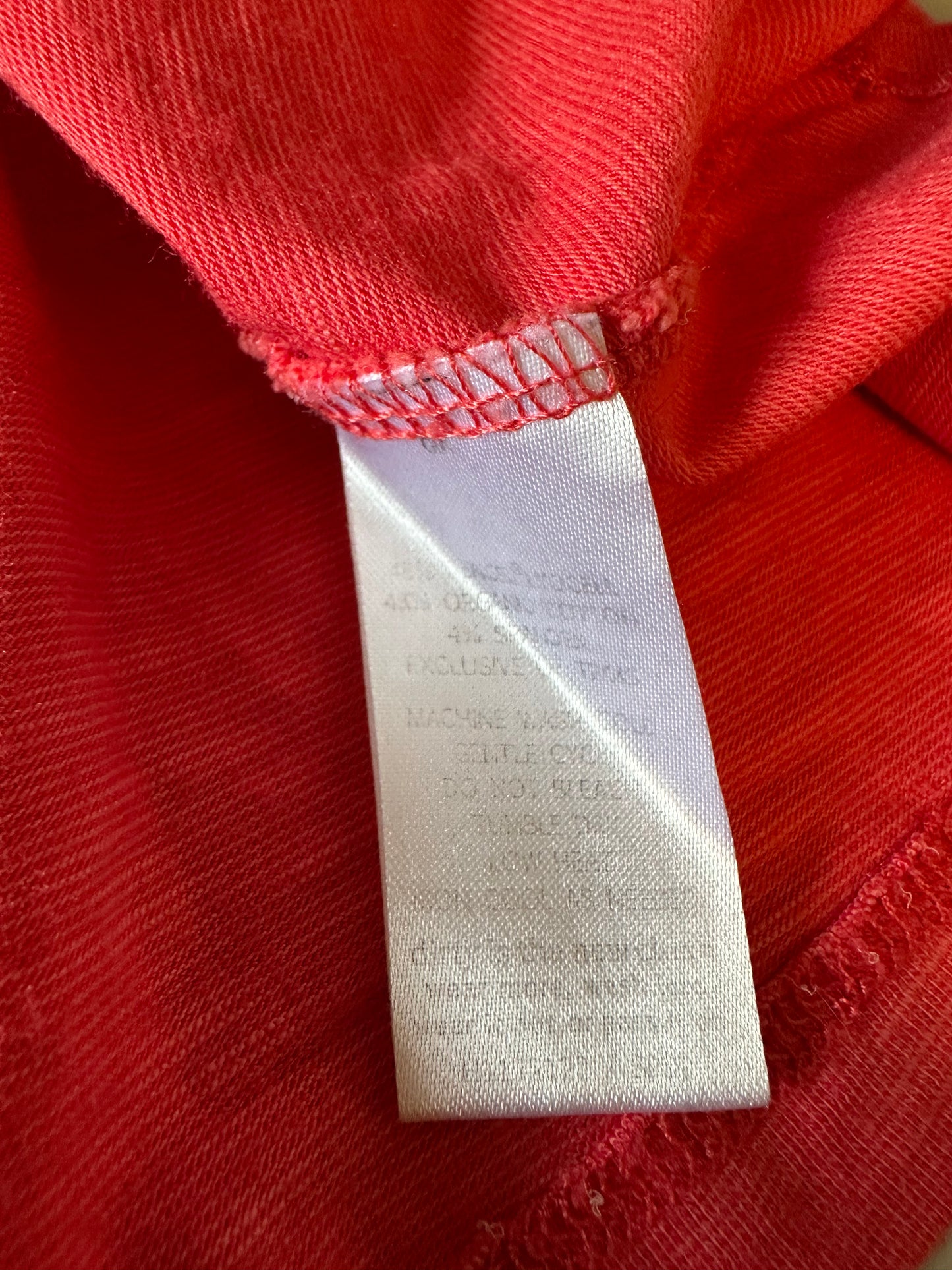 Horny Toad Red Ruffle Strap Slub Knit Cotton Modal Tank Dress | Size Small