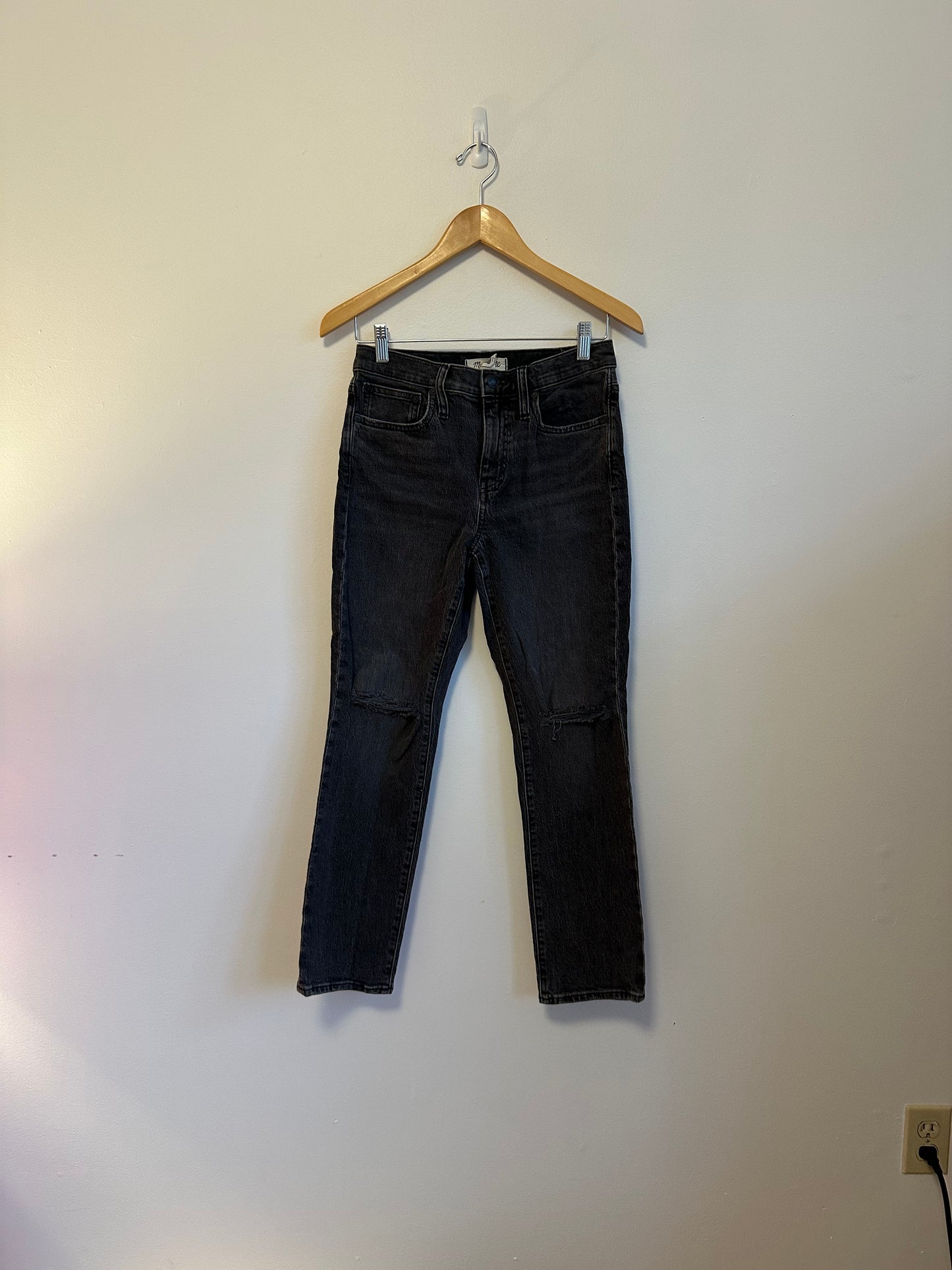Madewell The High-Rise Slim Boyjean in Allwood Wash | Size 25P