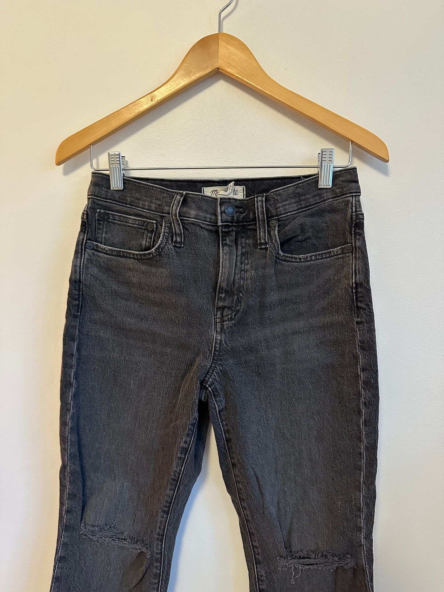 Madewell The High-Rise Slim Boyjean in Allwood Wash | Size 25P