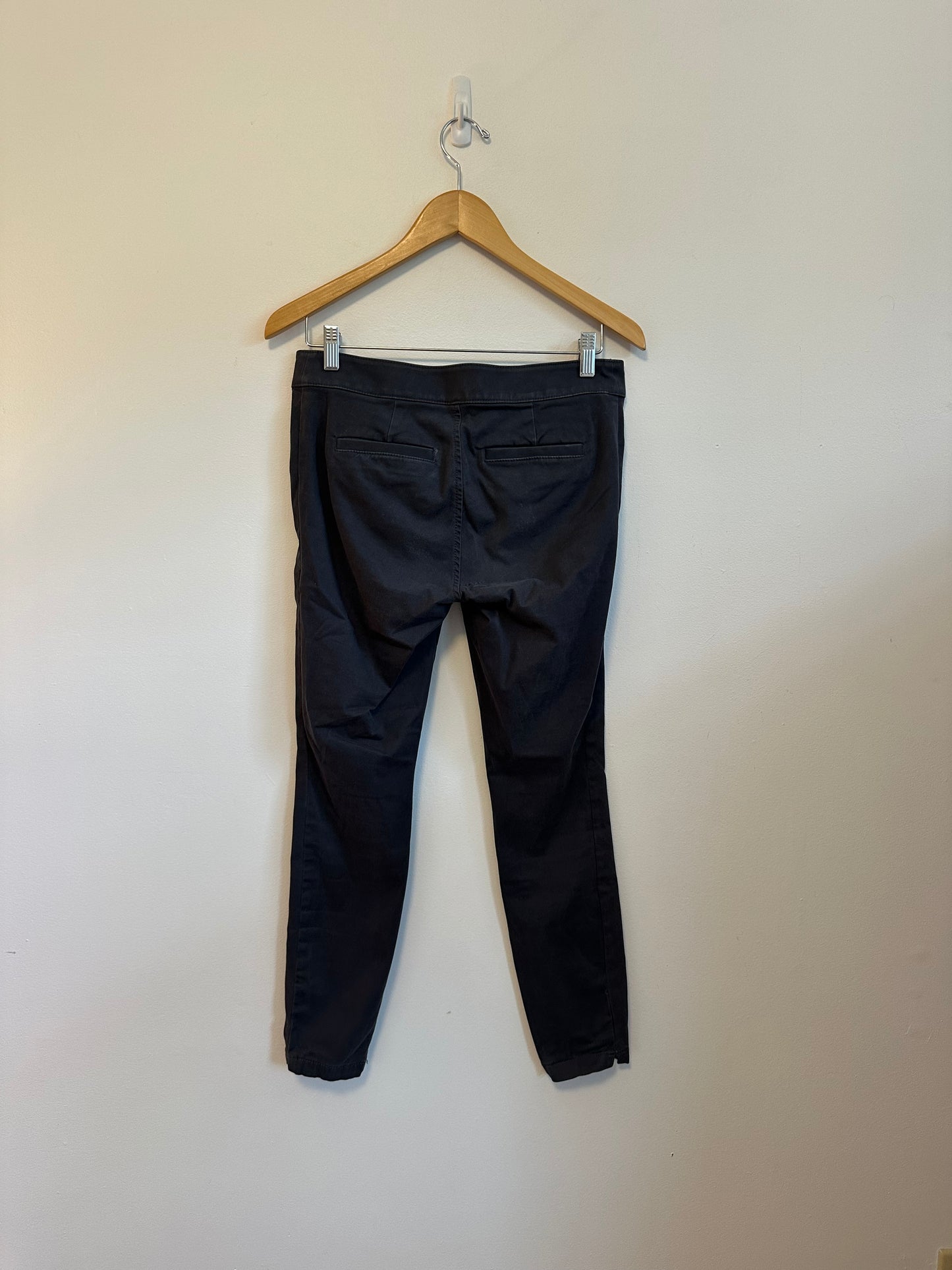 Loft Marisa Skinny Sailor Pants in Charcoal Gray | Size 4P