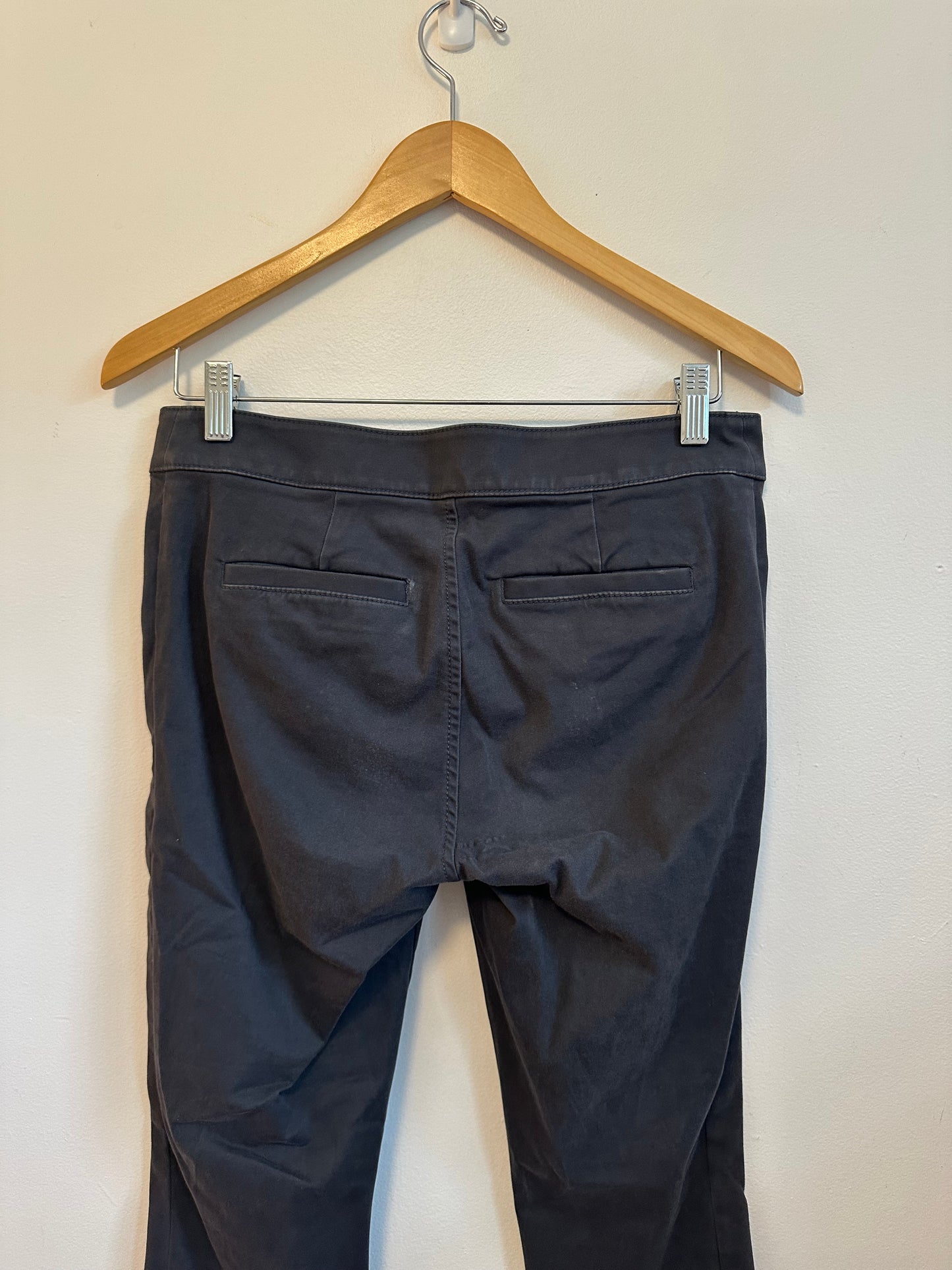 Loft Marisa Skinny Sailor Pants in Charcoal Gray | Size 4P