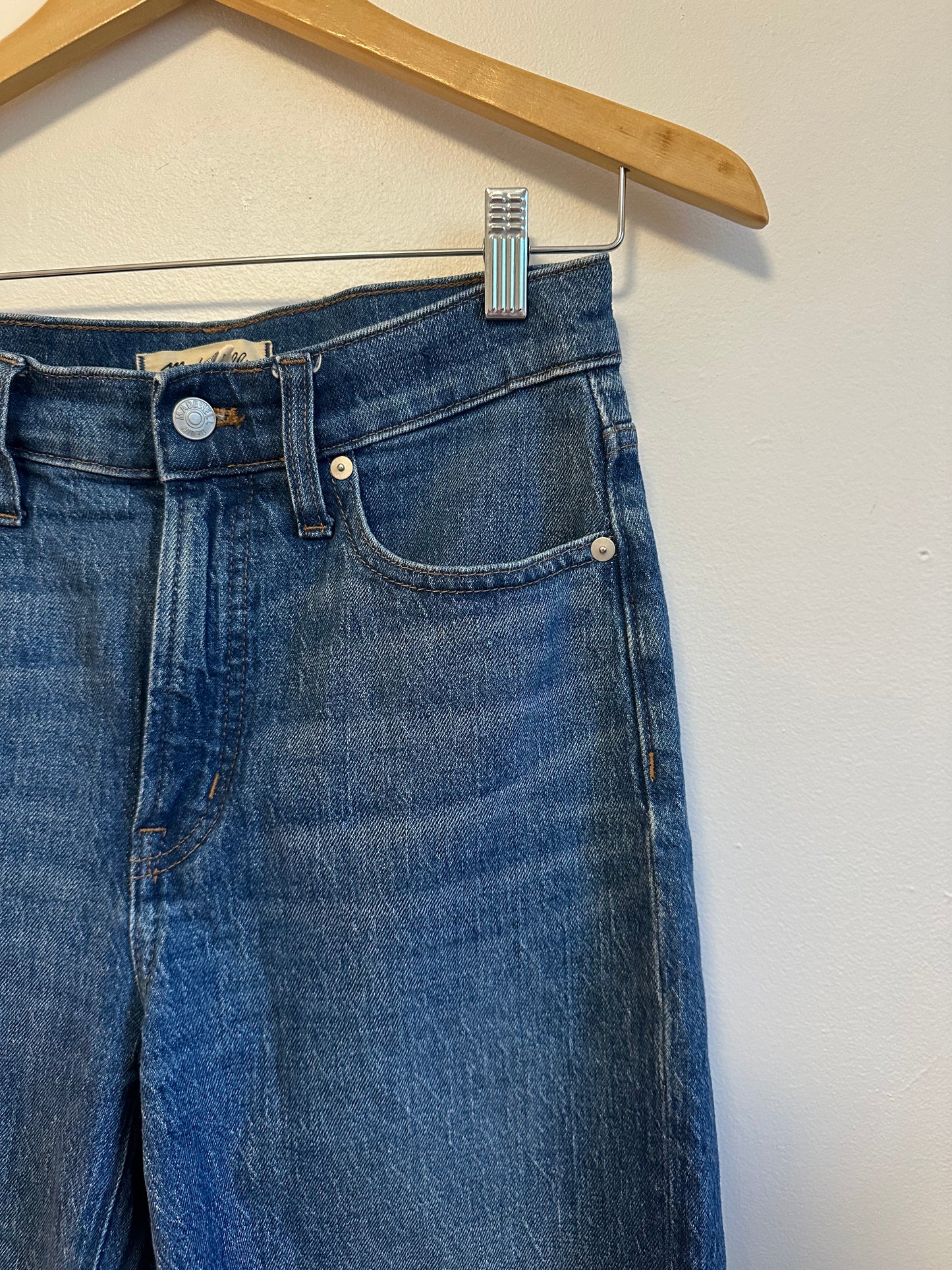 Madewell The Perfect Vintage Wide Leg Jeans | Size 25