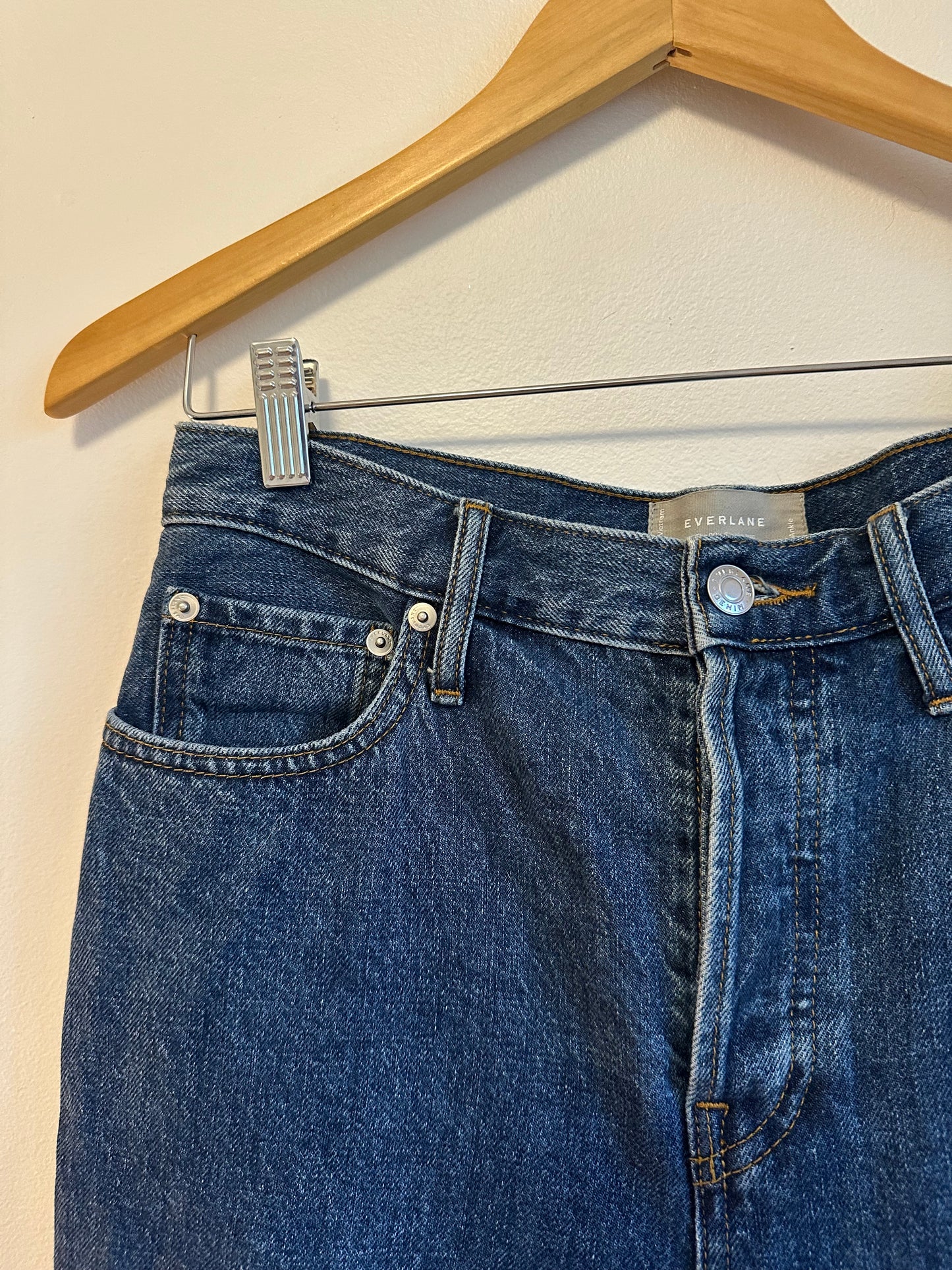Everlane The 90s Cheeky Denim Organic Cotton Jeans | Size 27 Ankle