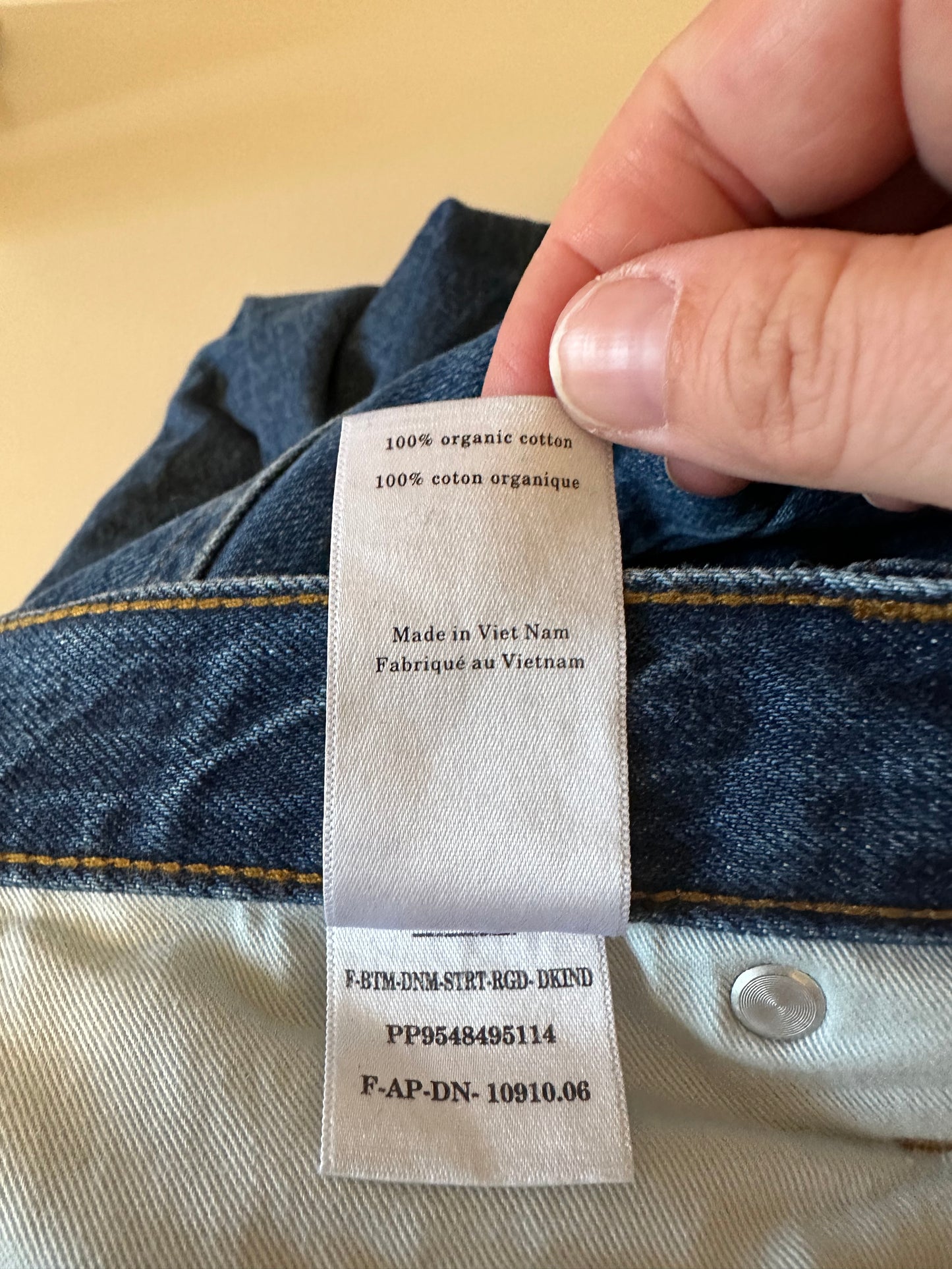 Everlane The 90s Cheeky Denim Organic Cotton Jeans | Size 27 Ankle