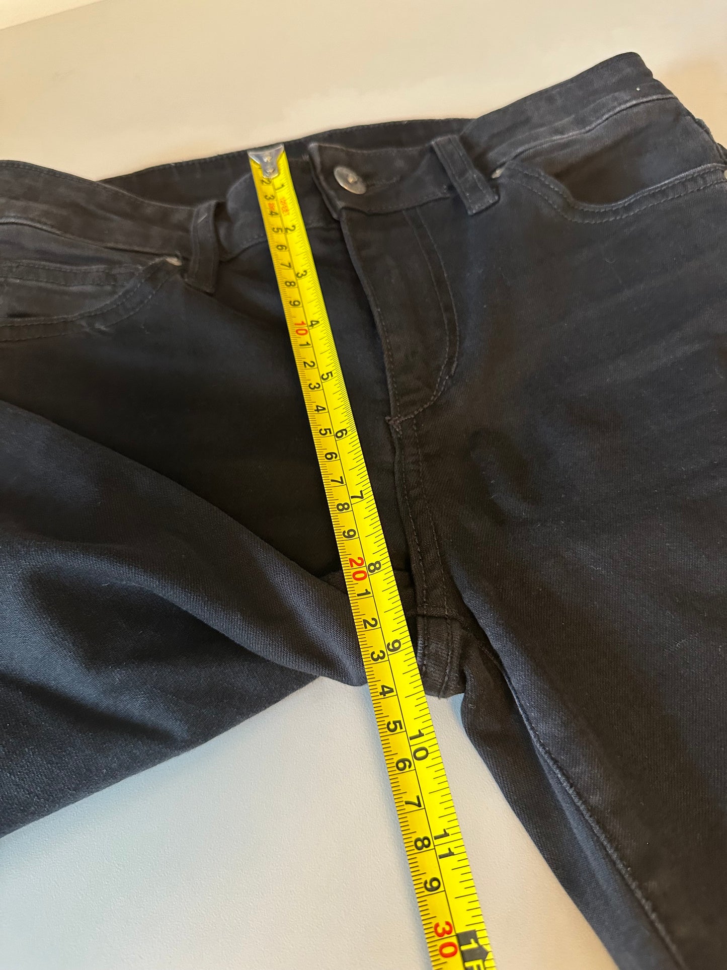 Joes Jeans Vixen Ankle Skinny Raw Hem Black Jeans | Size 26
