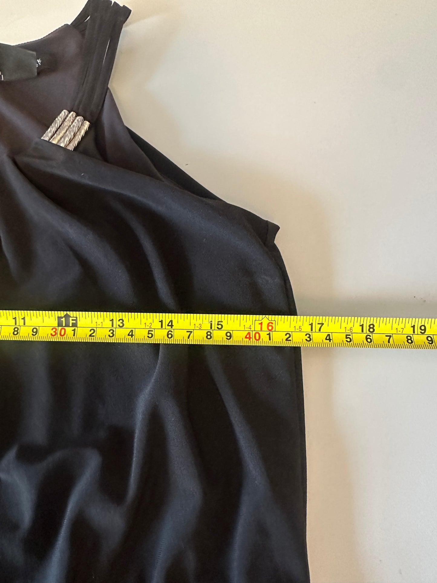 White House Black Market Black Halter Cocktail Dress | Size XS