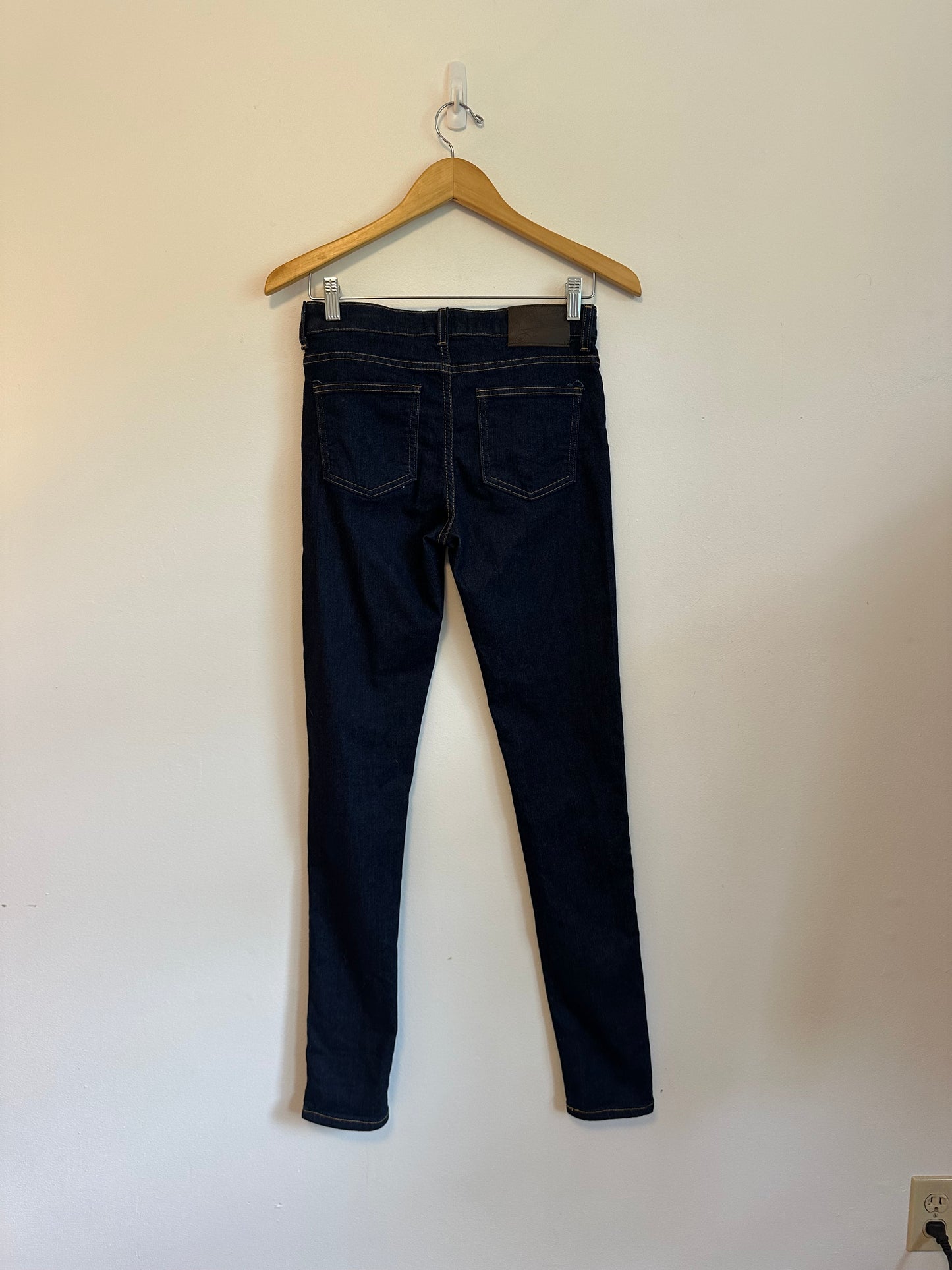 Naked & Famous Denim The Skinny Indigo Dark Wash Stretch Jeans | Size 29