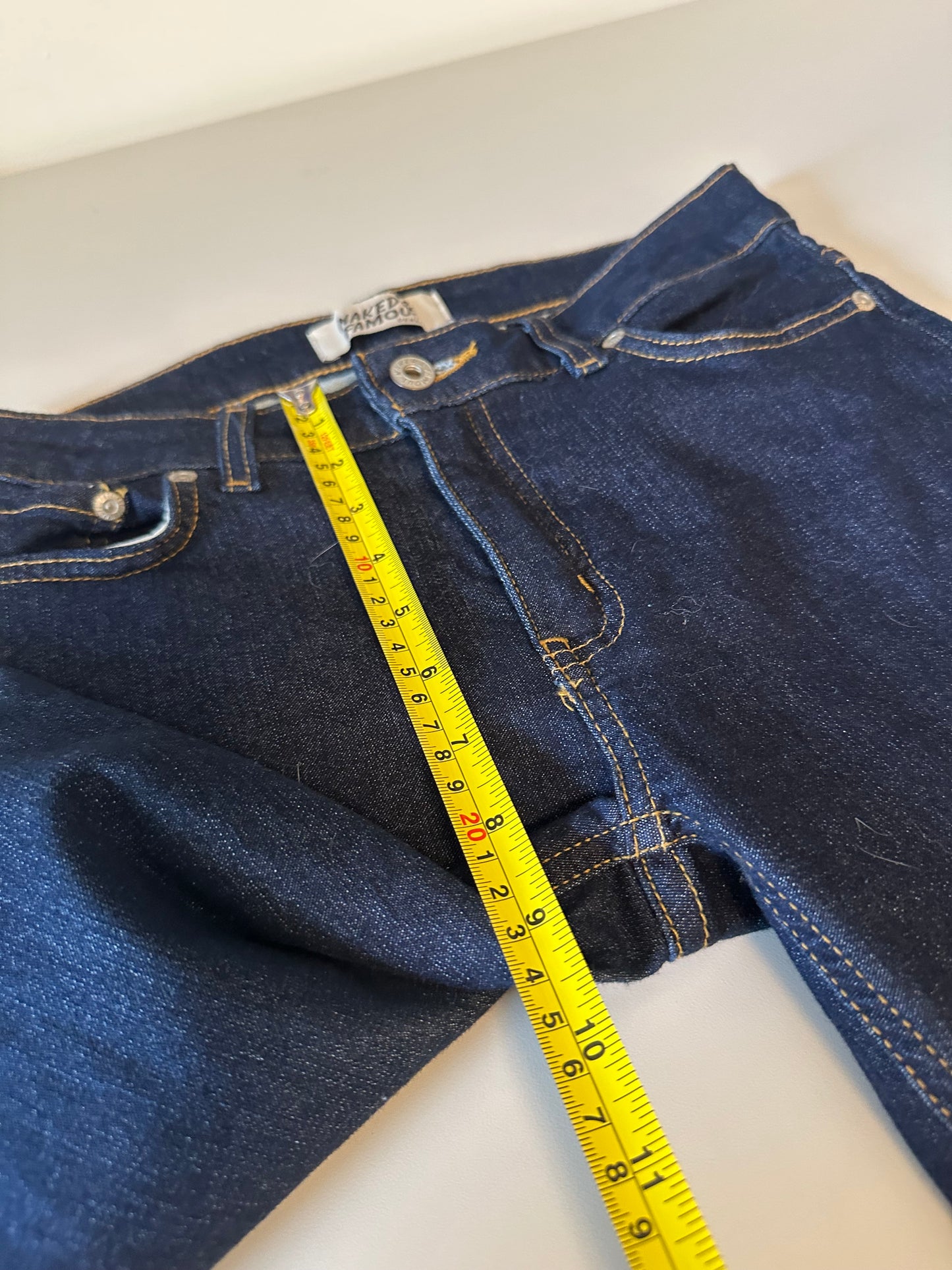 Naked & Famous Denim The Skinny Indigo Dark Wash Stretch Jeans | Size 29