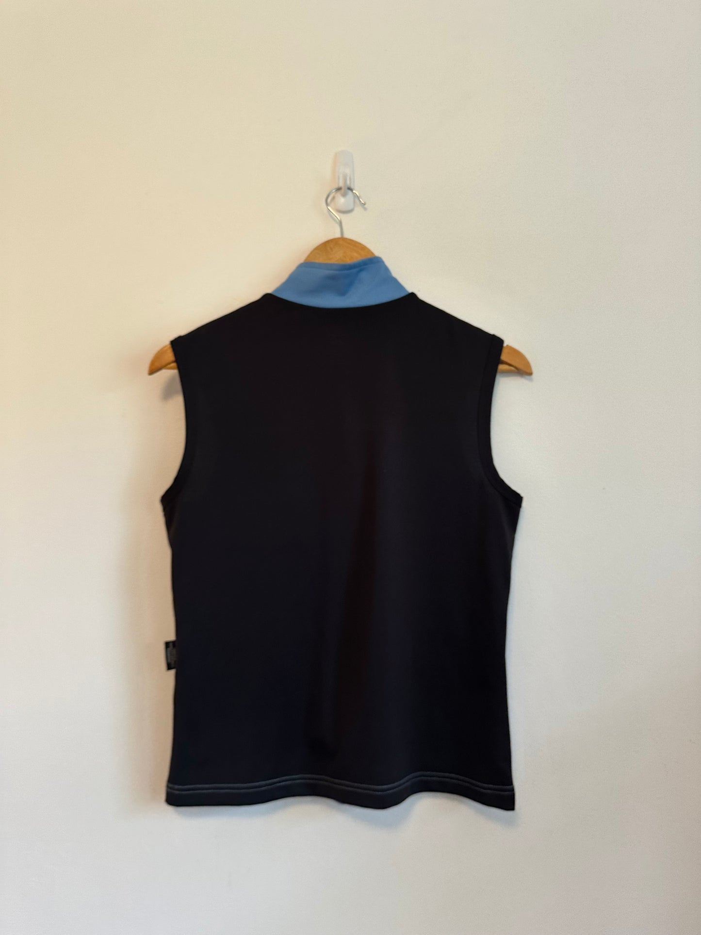 Kombi Windstopper Blue Full Zip Technical Mock Neck Vest | Size Small