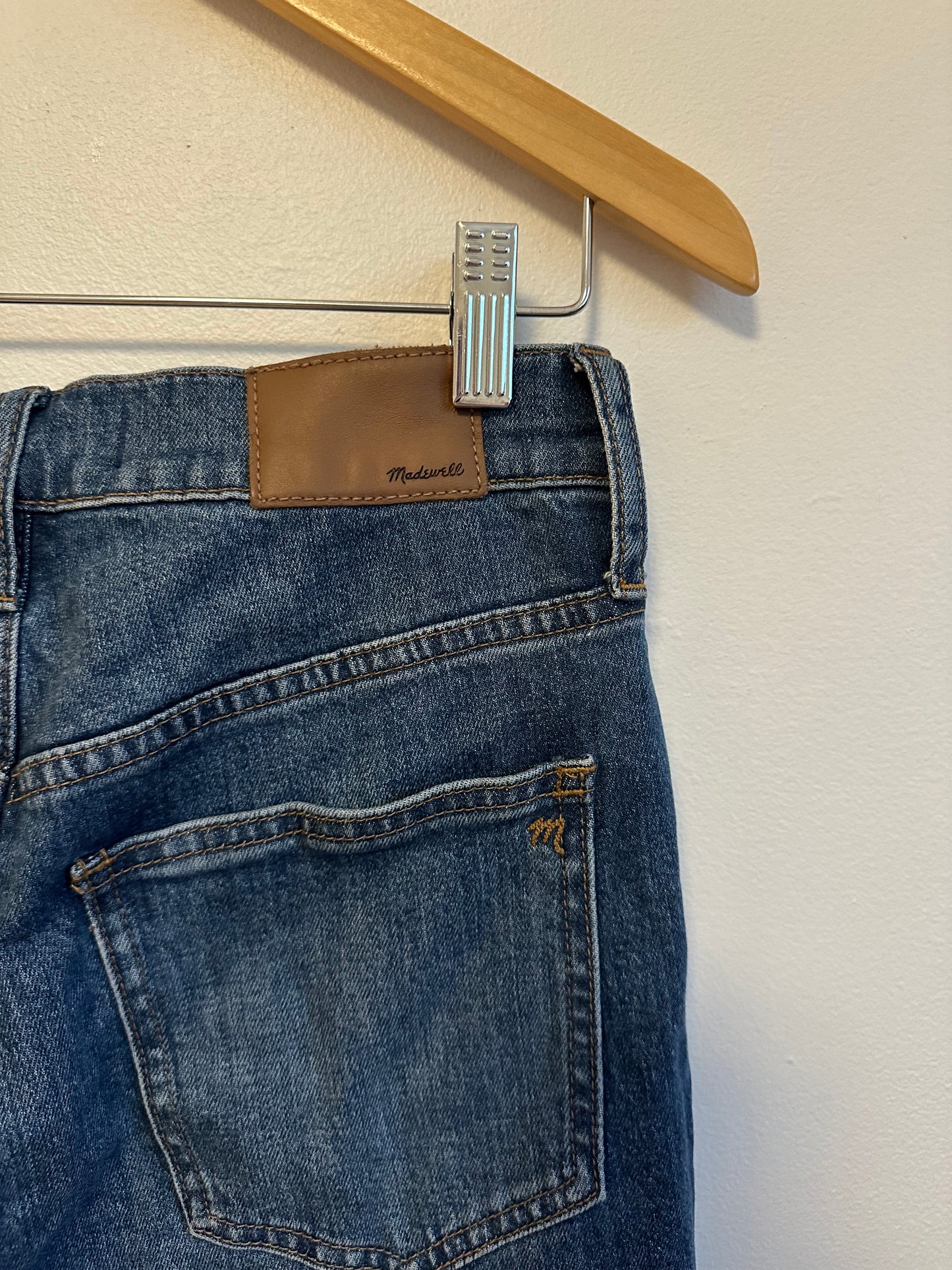 Madewell The Perfect Vintage Crop Exposed Button Fly Jeans | Size 25