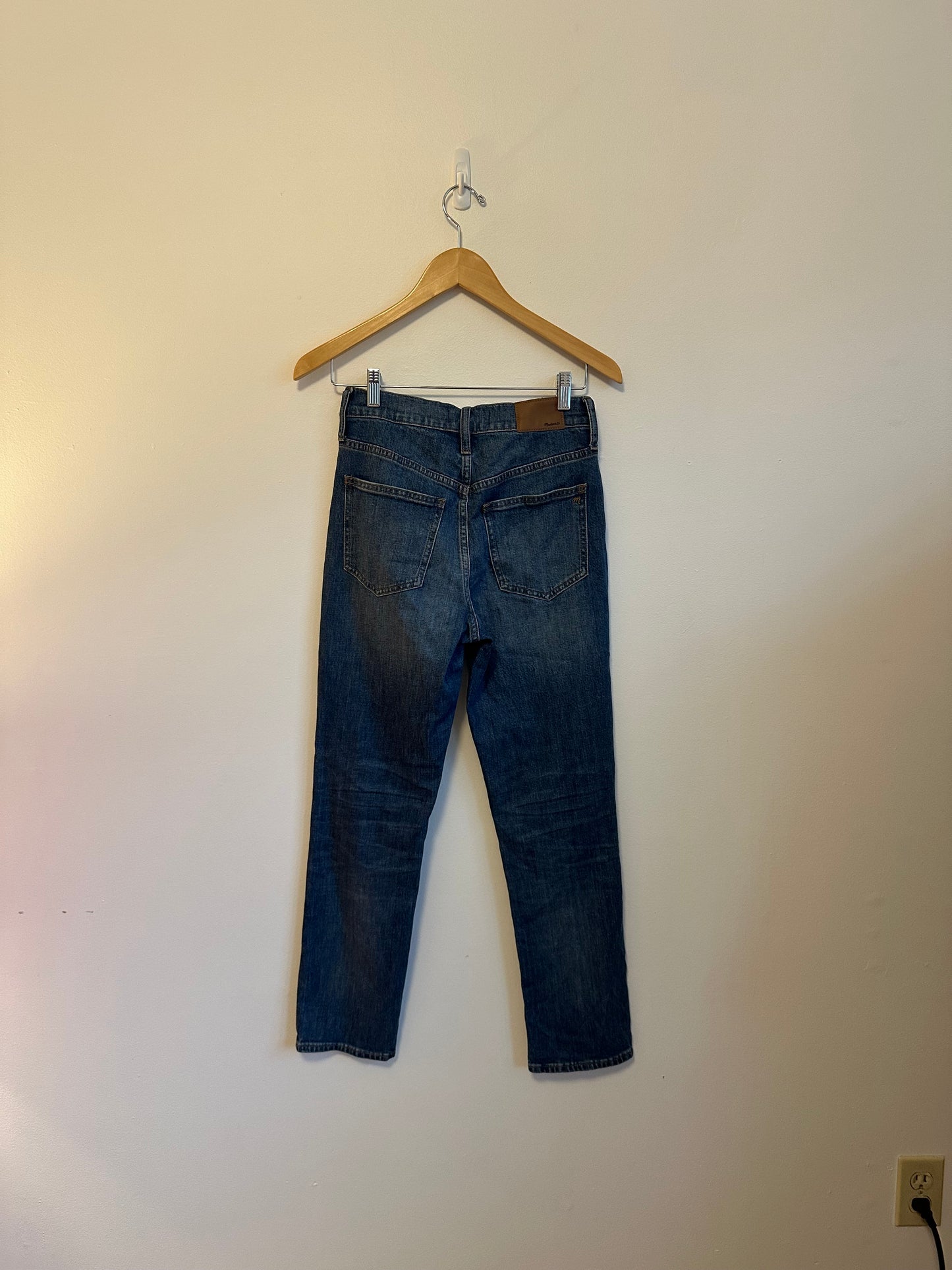 Madewell The Perfect Vintage Crop Exposed Button Fly Jeans | Size 25