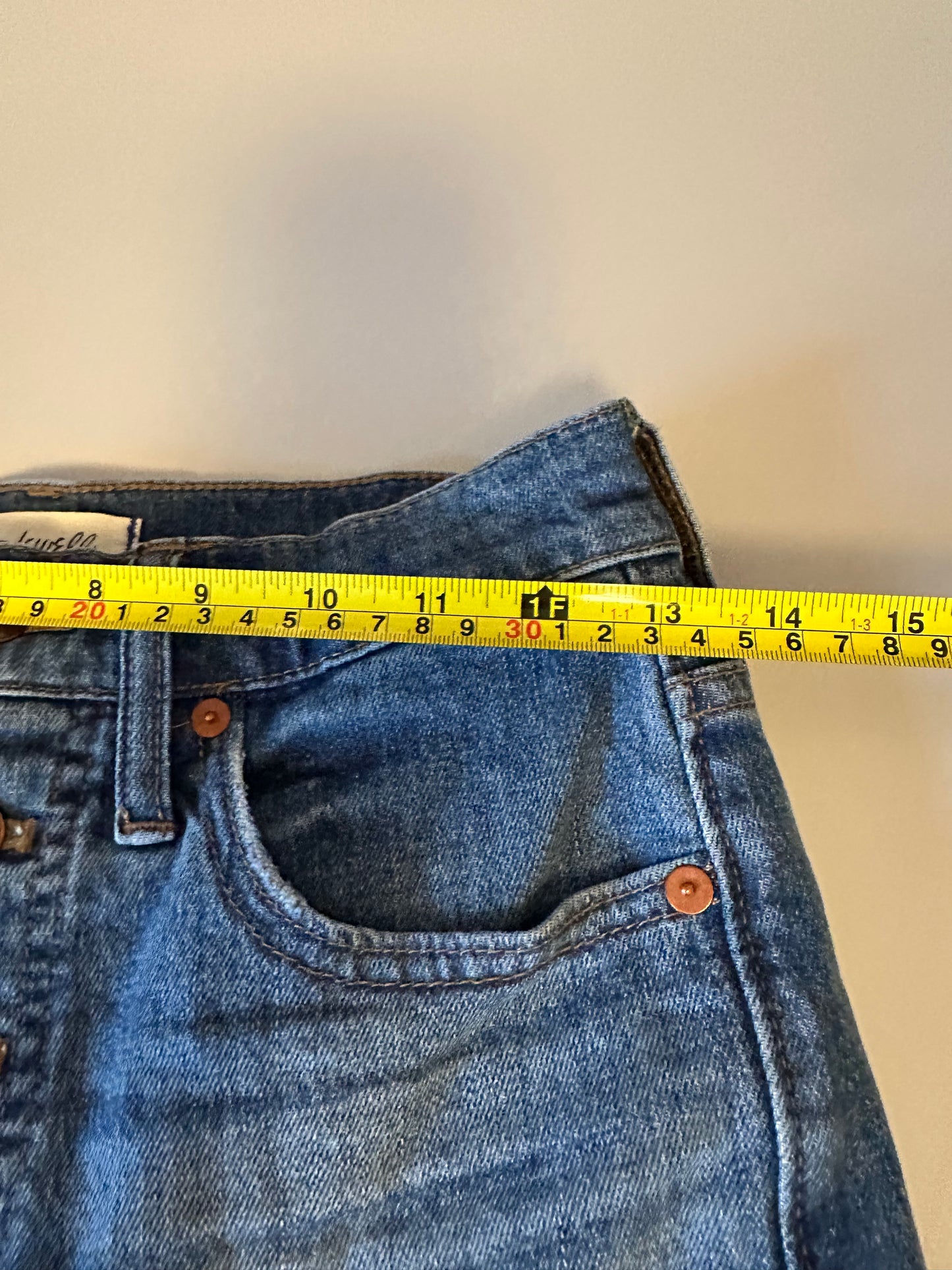 Madewell The Perfect Vintage Crop Exposed Button Fly Jeans | Size 25