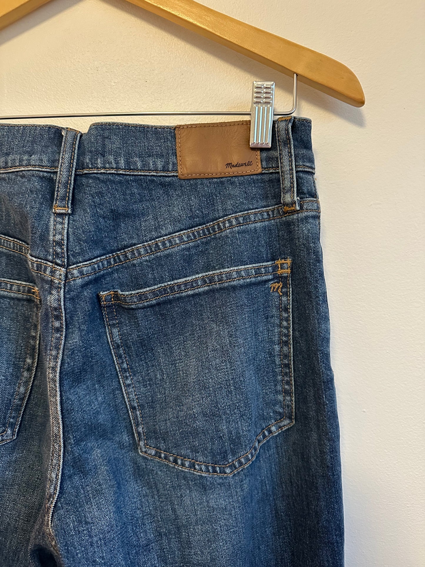 Madewell The Perfect Vintage Crop Exposed Button Fly Jeans | Size 26