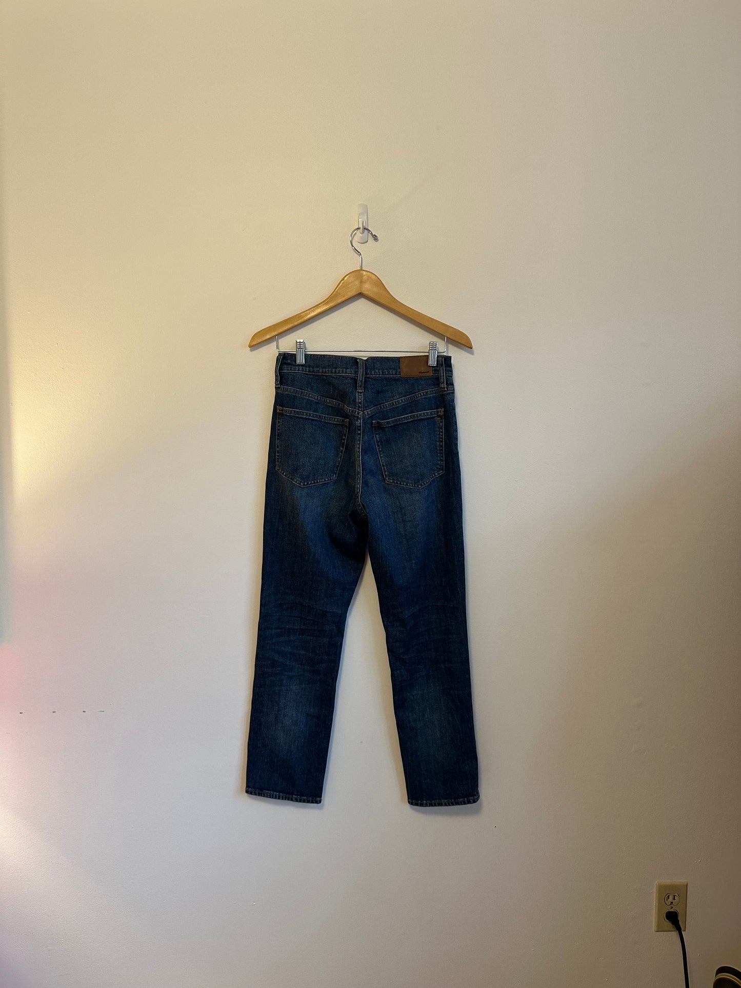 Madewell The Perfect Vintage Crop Exposed Button Fly Jeans | Size 26