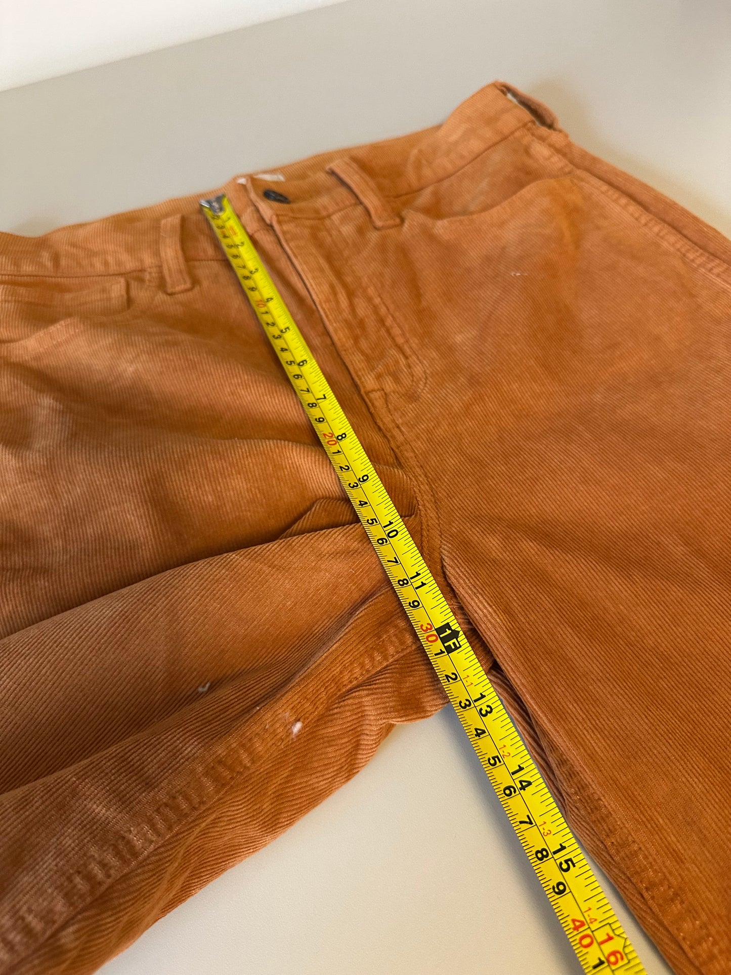 J. Crew NWT 90's Straight Leg Caramel Brown Corduroy Jeans | Size 27