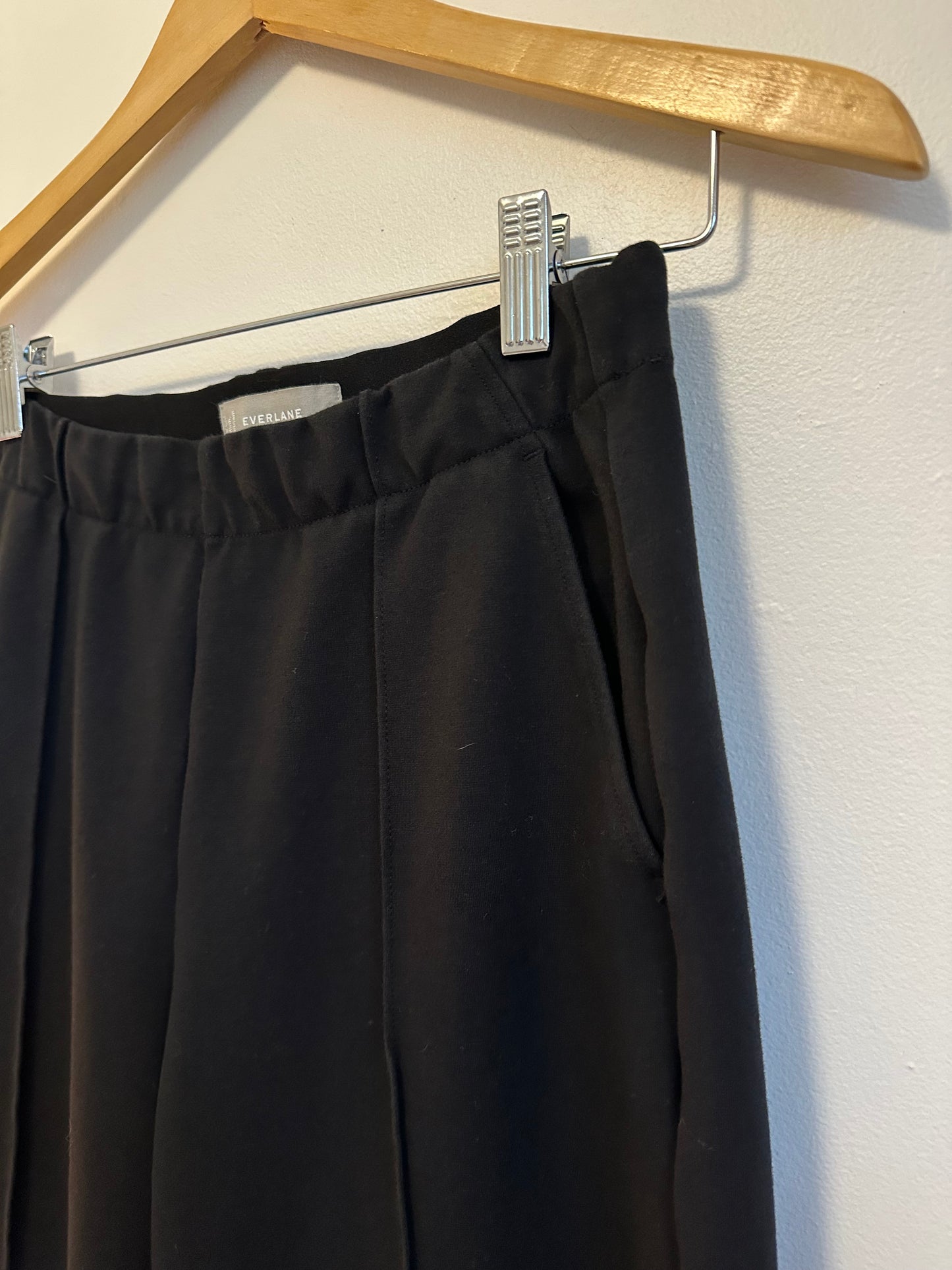 Everlane The Wide Leg Dream Pant in Black | Size Small