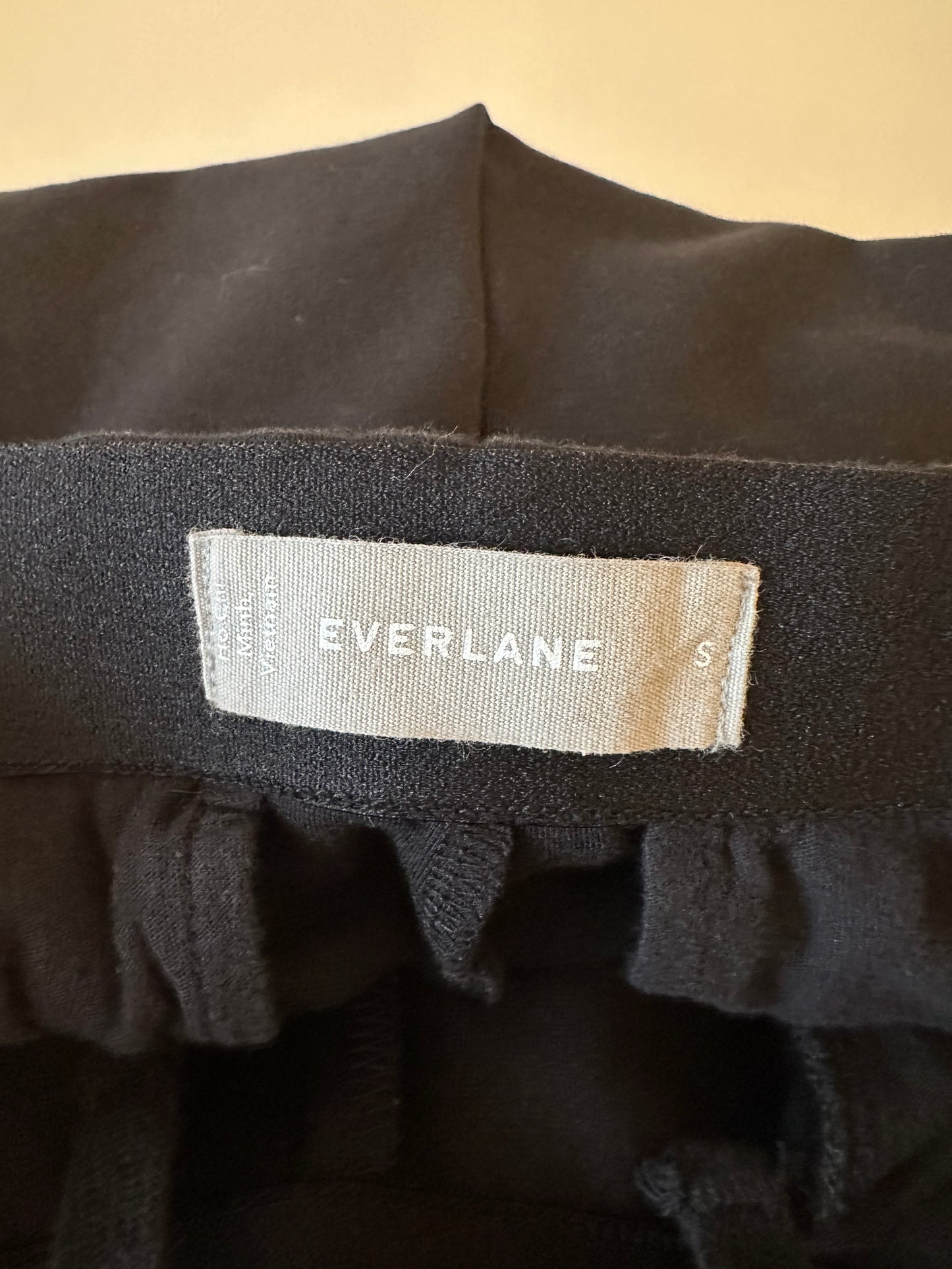Everlane The Wide Leg Dream Pant in Black | Size Small
