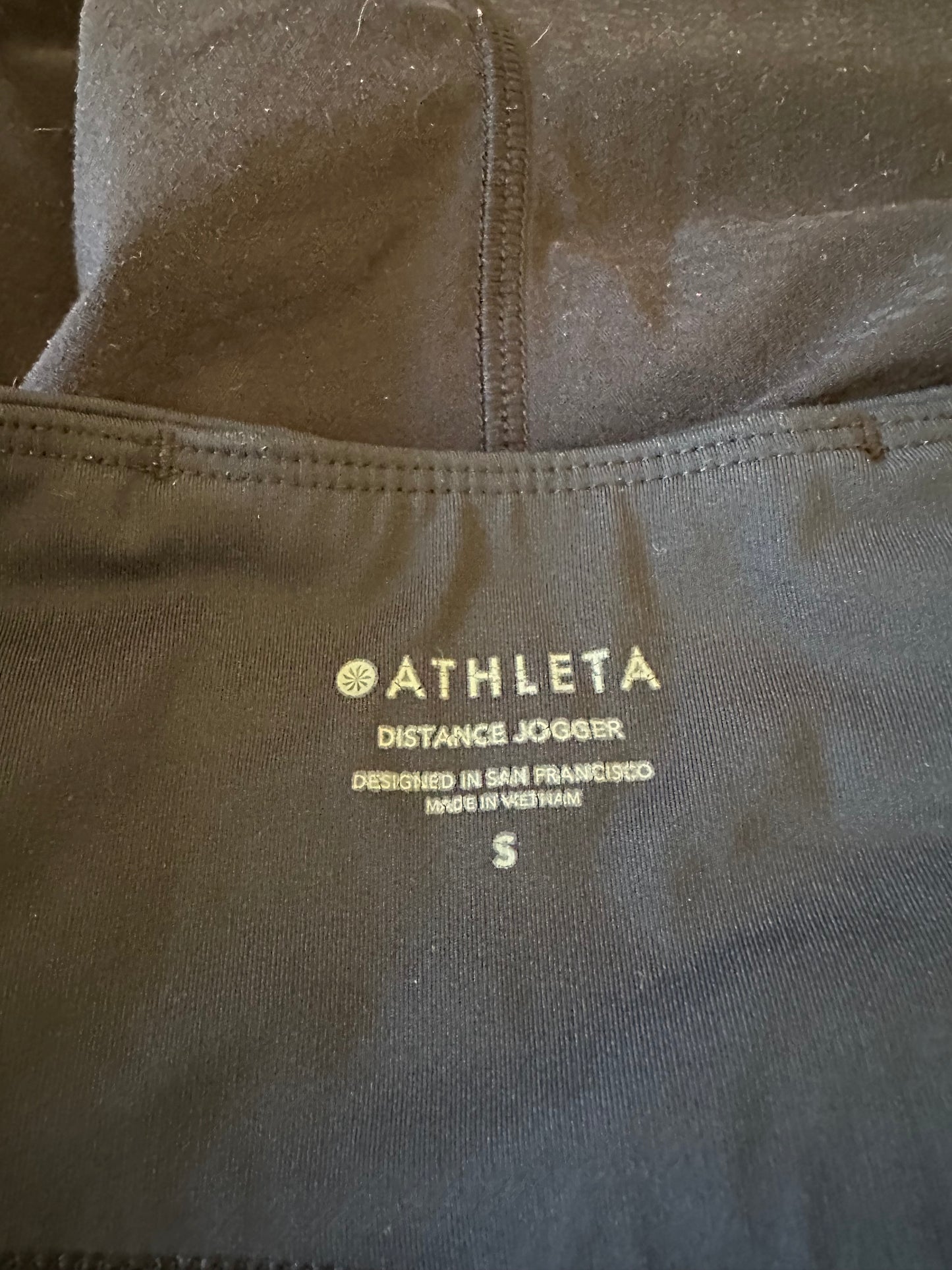 Athleta Distance High Rise Jogger Pants in Black | Size Small