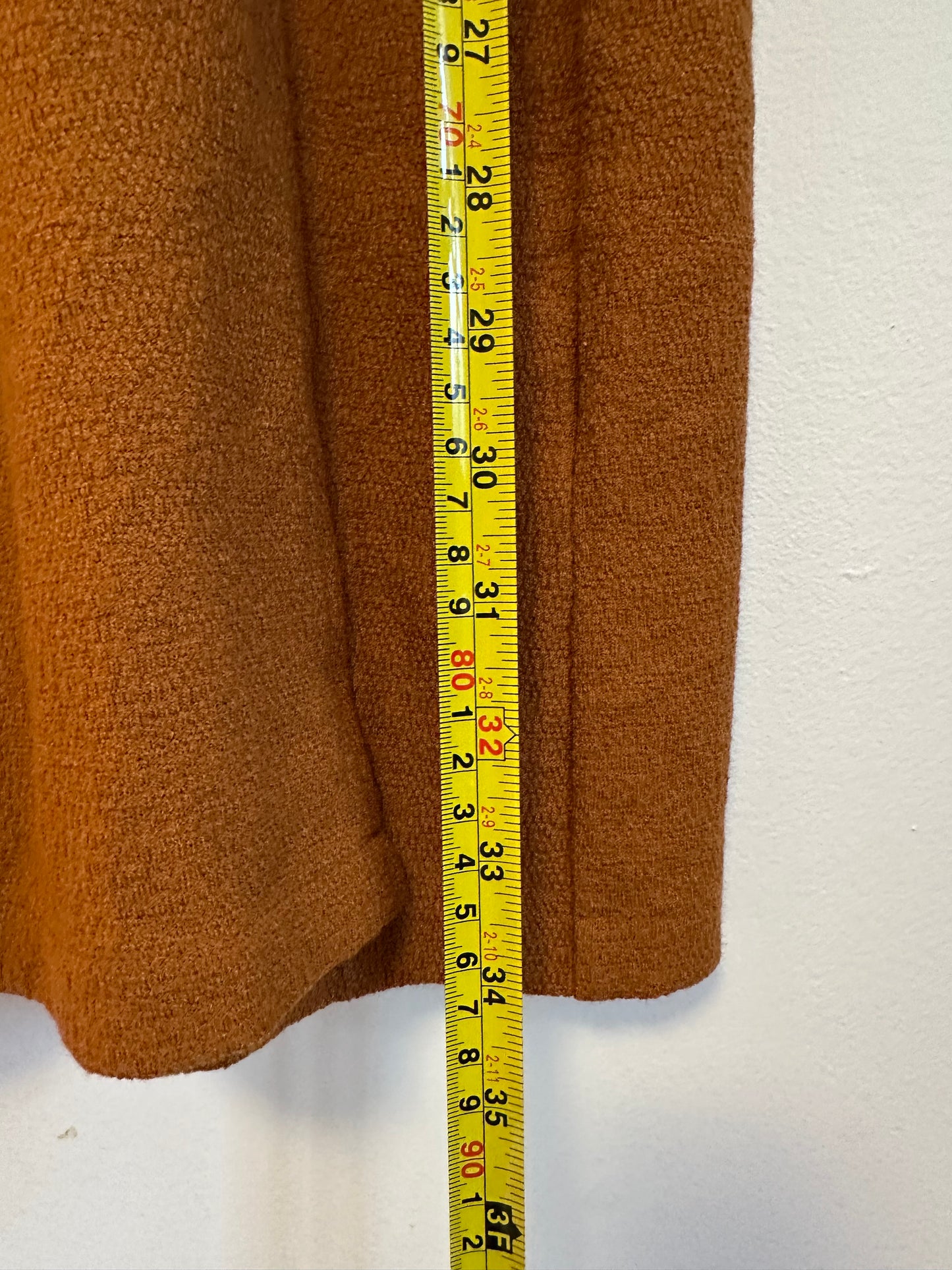 Madewell NWT Texture & Thread Short-Sleeve Side-Tie Dress - Golden Pecan | Small