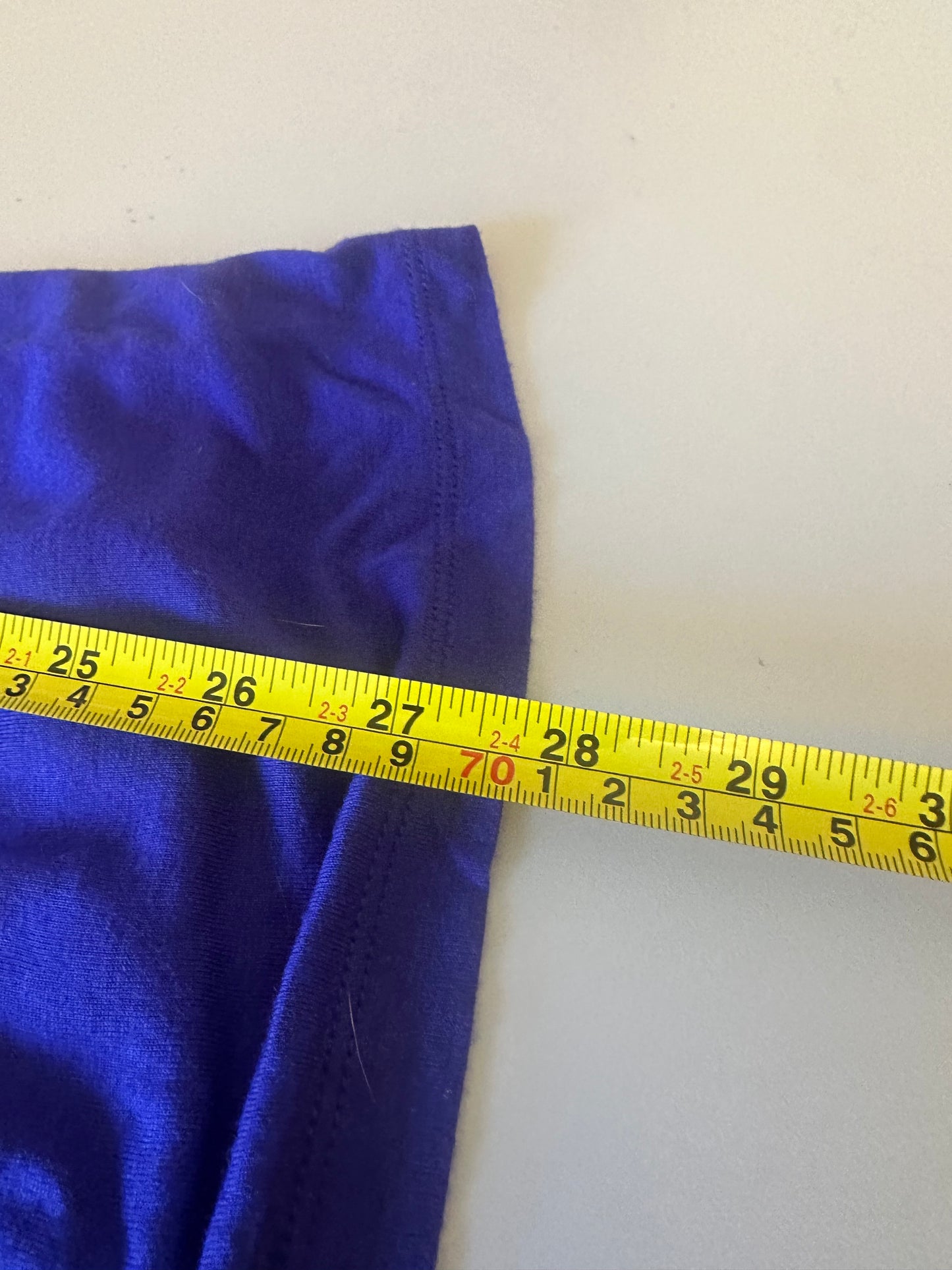 Eberjey Royal Blue Lace Trim Chemise Nightgown | Size Small