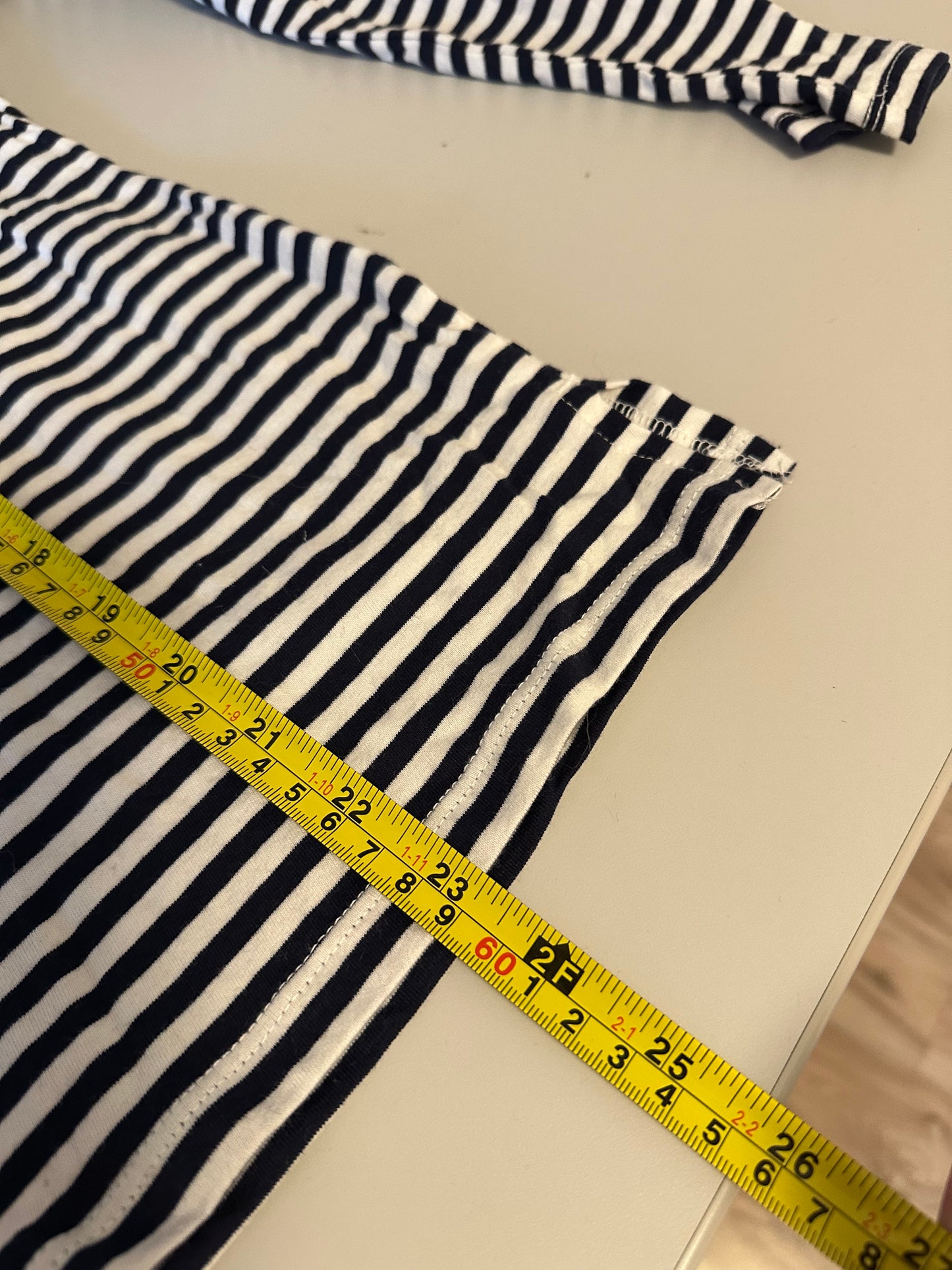A New Day NWT Striped Long Sleeve T-Shirt in Black and White | Size Small