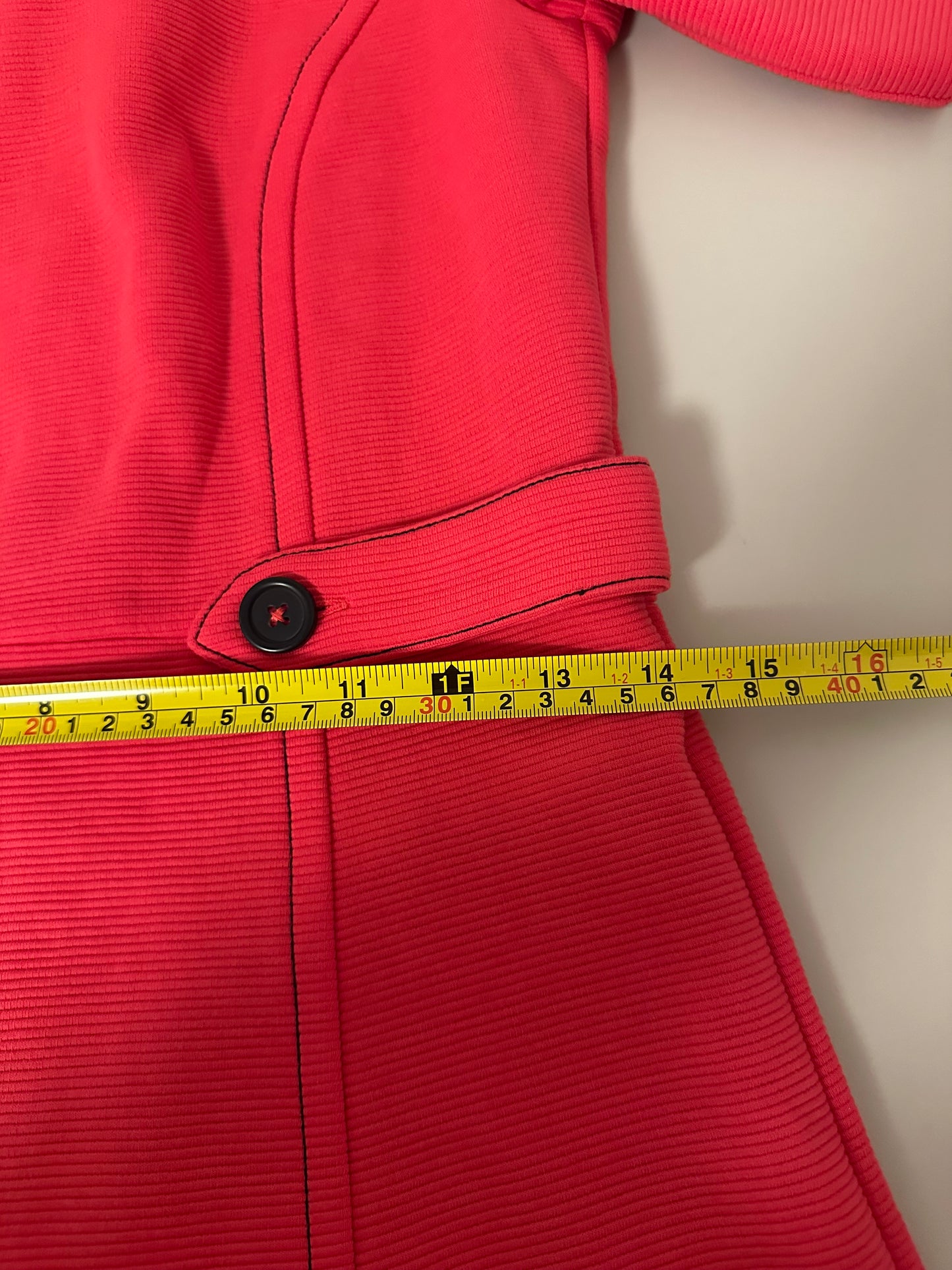 Boden Betty Ottoman Ribbed Red Sheath Dress | Size 6 Petite