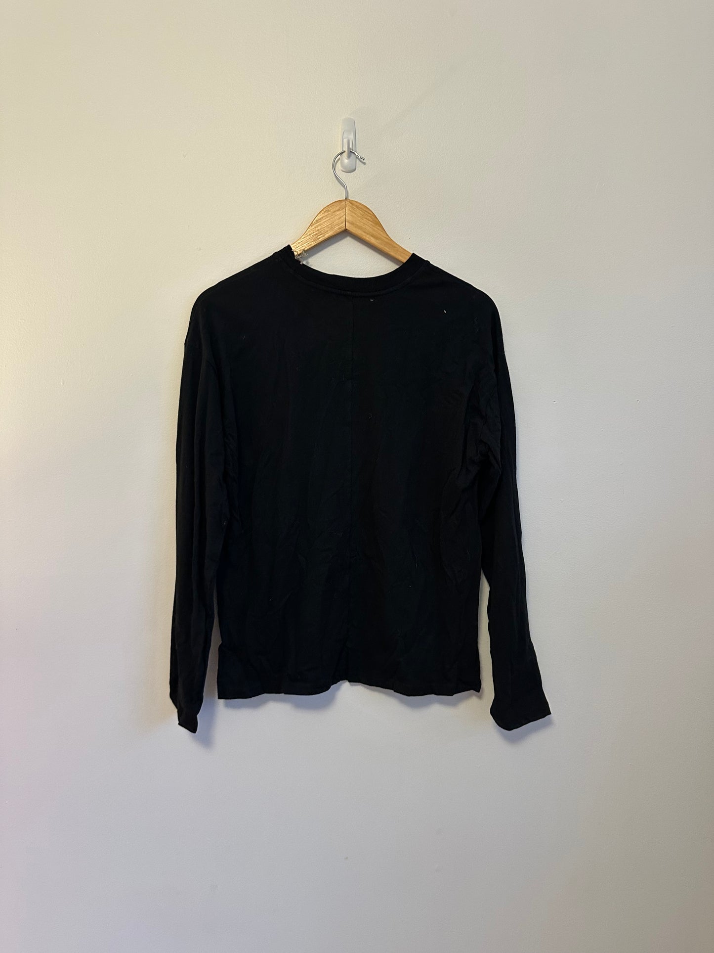 A New Day NWT Cotton Long Sleeve T-Shirt in Black | Size Small