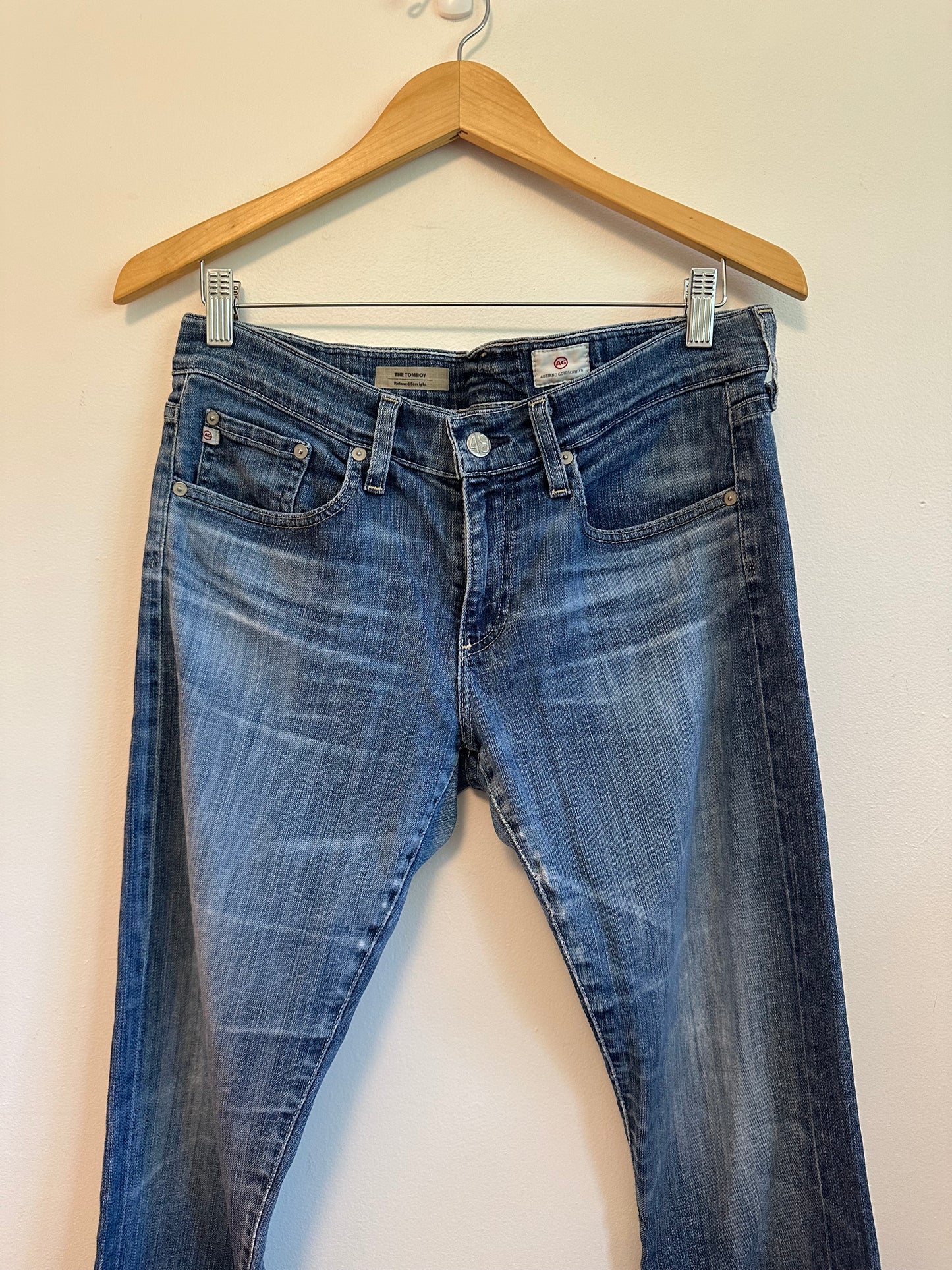 AG Adriano Goldschmied The Tomboy Relaxed Straight Jeans | Size 29