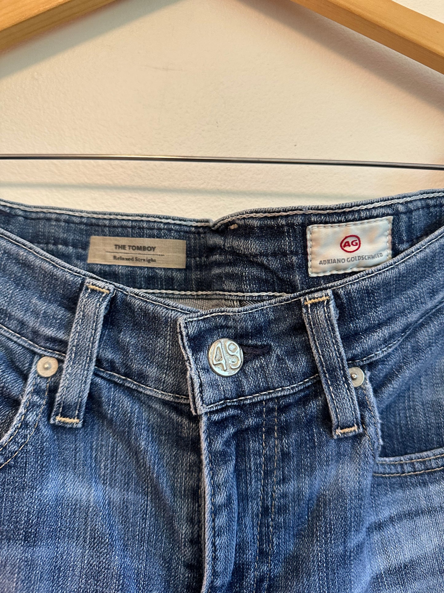 AG Adriano Goldschmied The Tomboy Relaxed Straight Jeans | Size 29