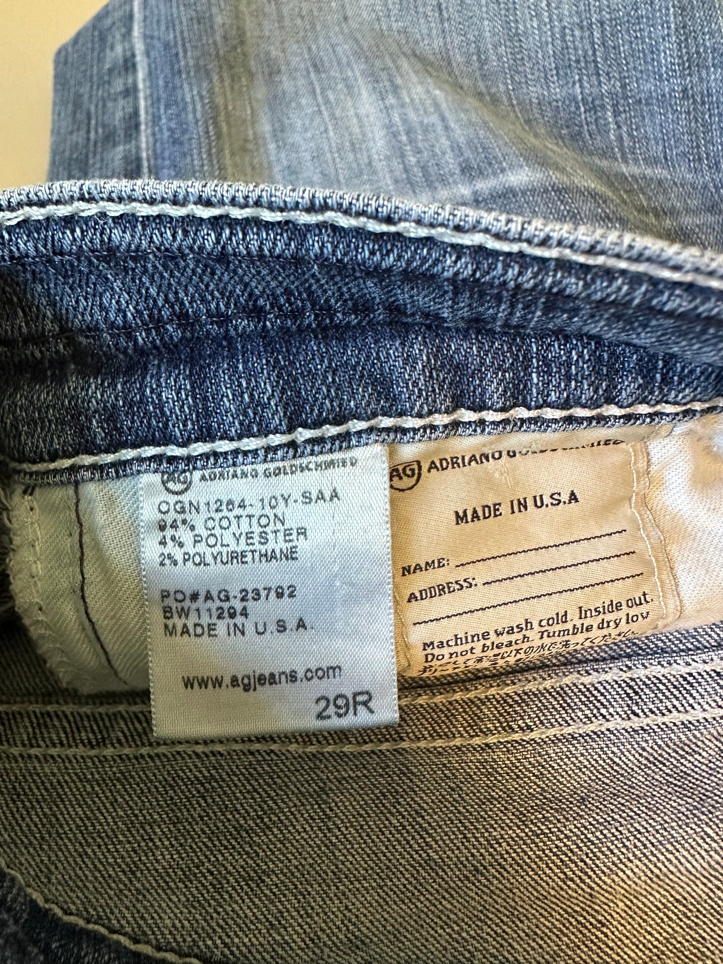 AG Adriano Goldschmied The Tomboy Relaxed Straight Jeans | Size 29