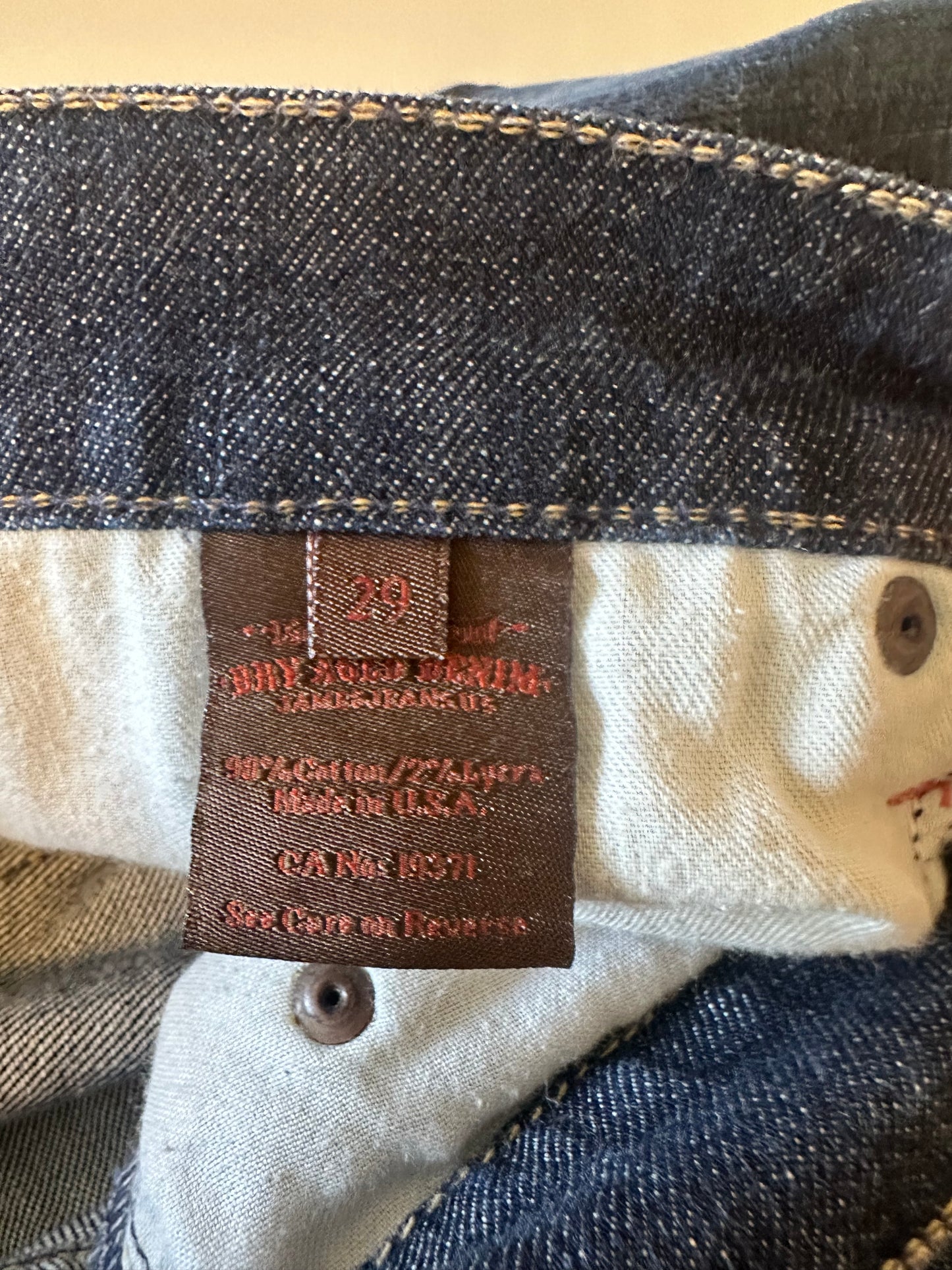 James Jeans Dry Aged Denim Dark Wash Flare Leg Jeans | Size 29