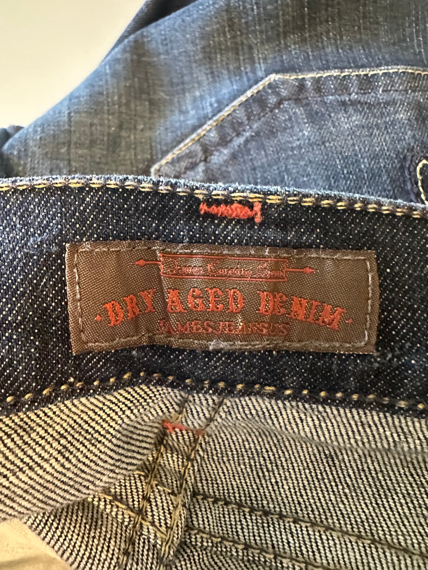 James Jeans Dry Aged Denim Dark Wash Flare Leg Jeans | Size 29