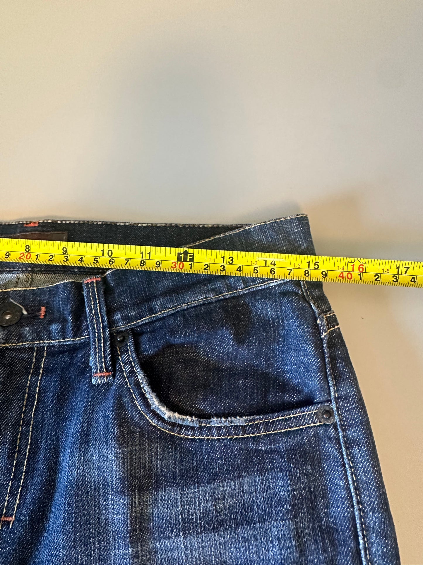 James Jeans Dry Aged Denim Dark Wash Flare Leg Jeans | Size 29