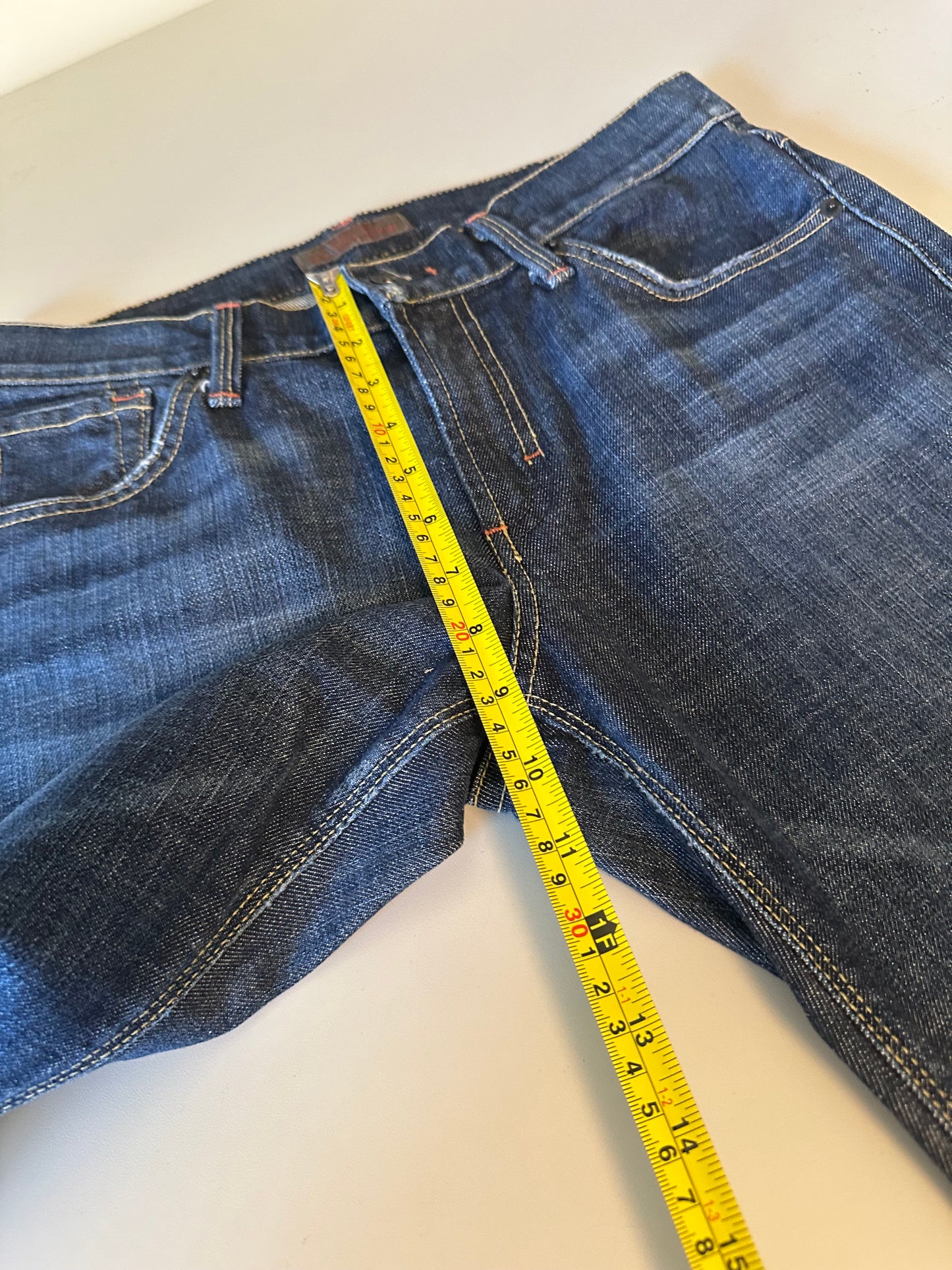 James Jeans Dry Aged Denim Dark Wash Flare Leg Jeans | Size 29