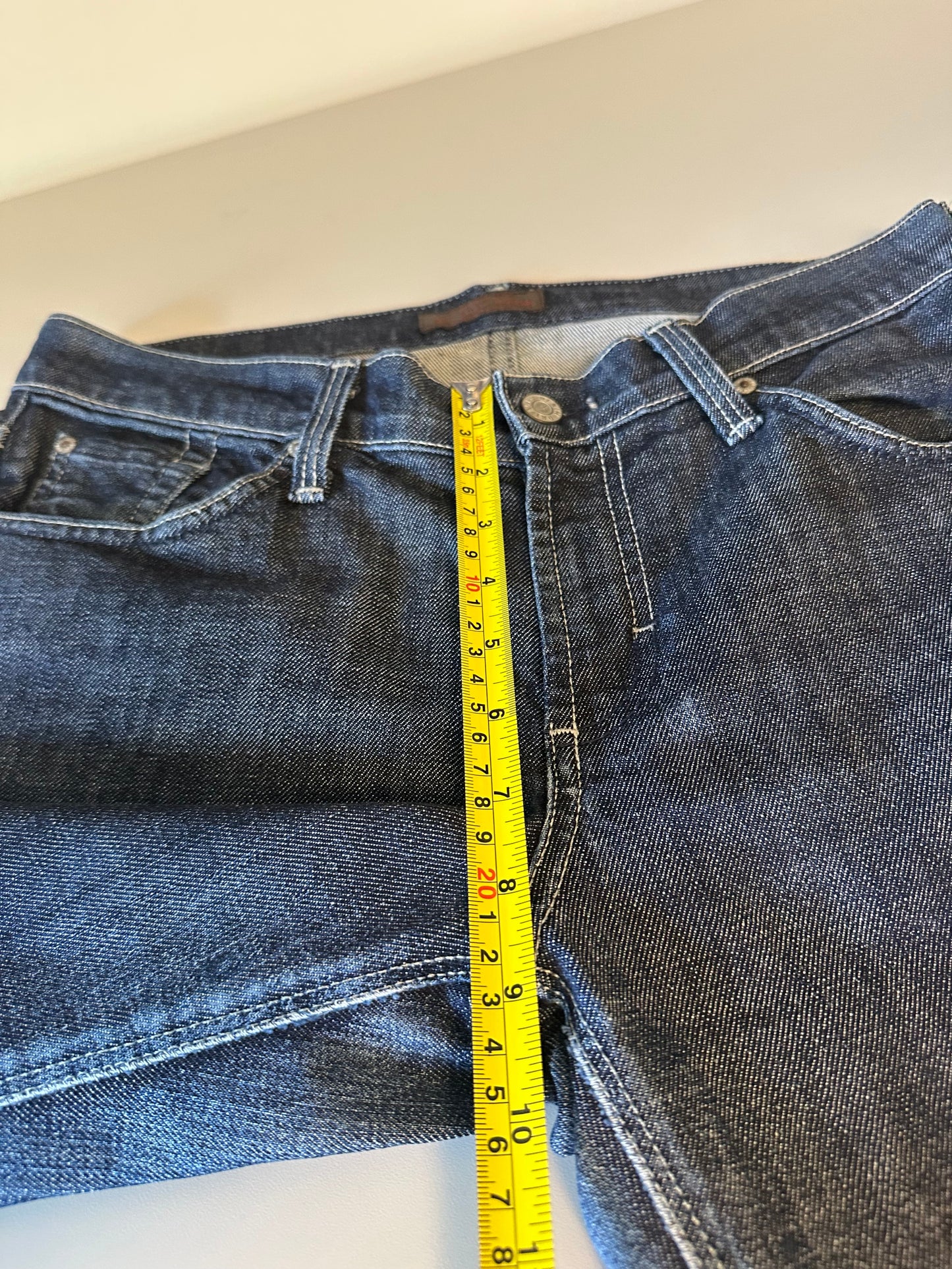 James Jeans Dry Aged Denim Dark Wash Straight Leg Jeans | Size 30