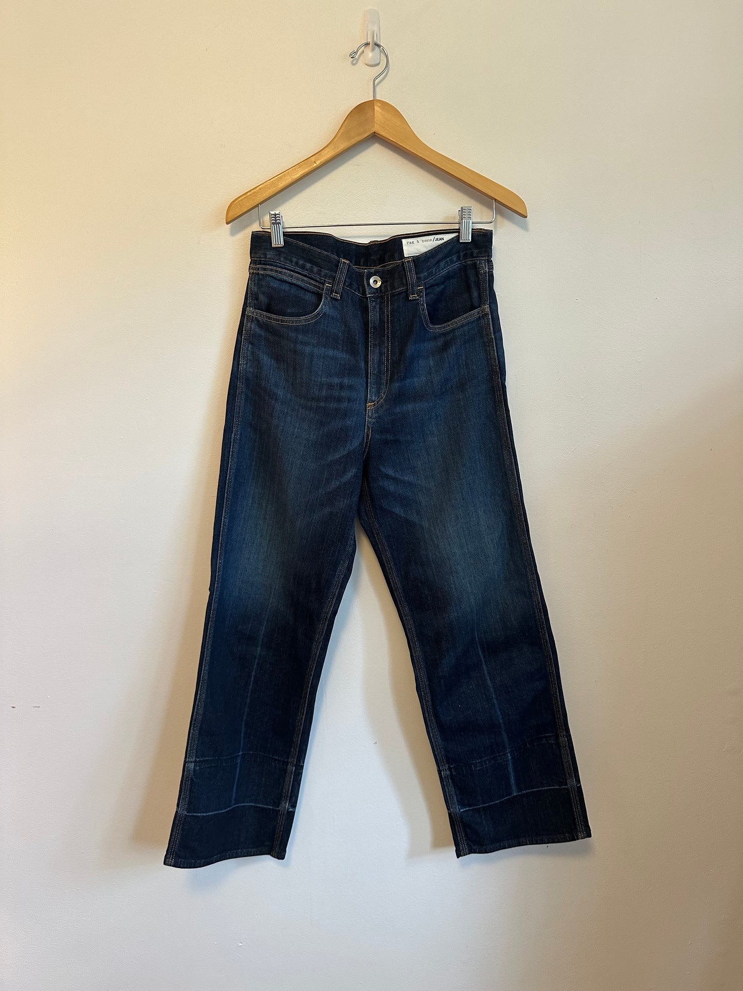 Rag & Bone Clermont Dark Wash Straight Leg Jeans | Size 29